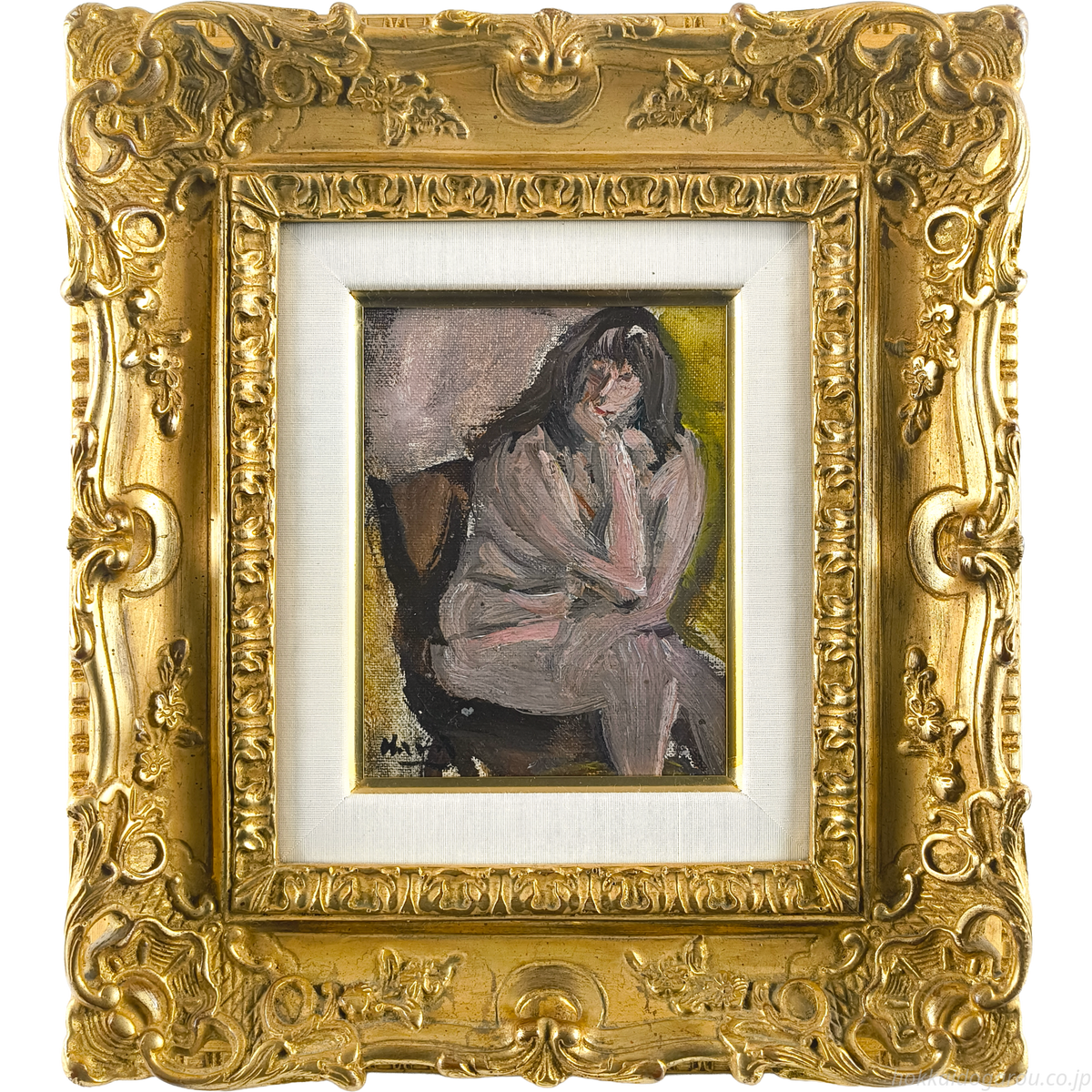 原精一 『裸婦』 油彩画 - 北海道画廊