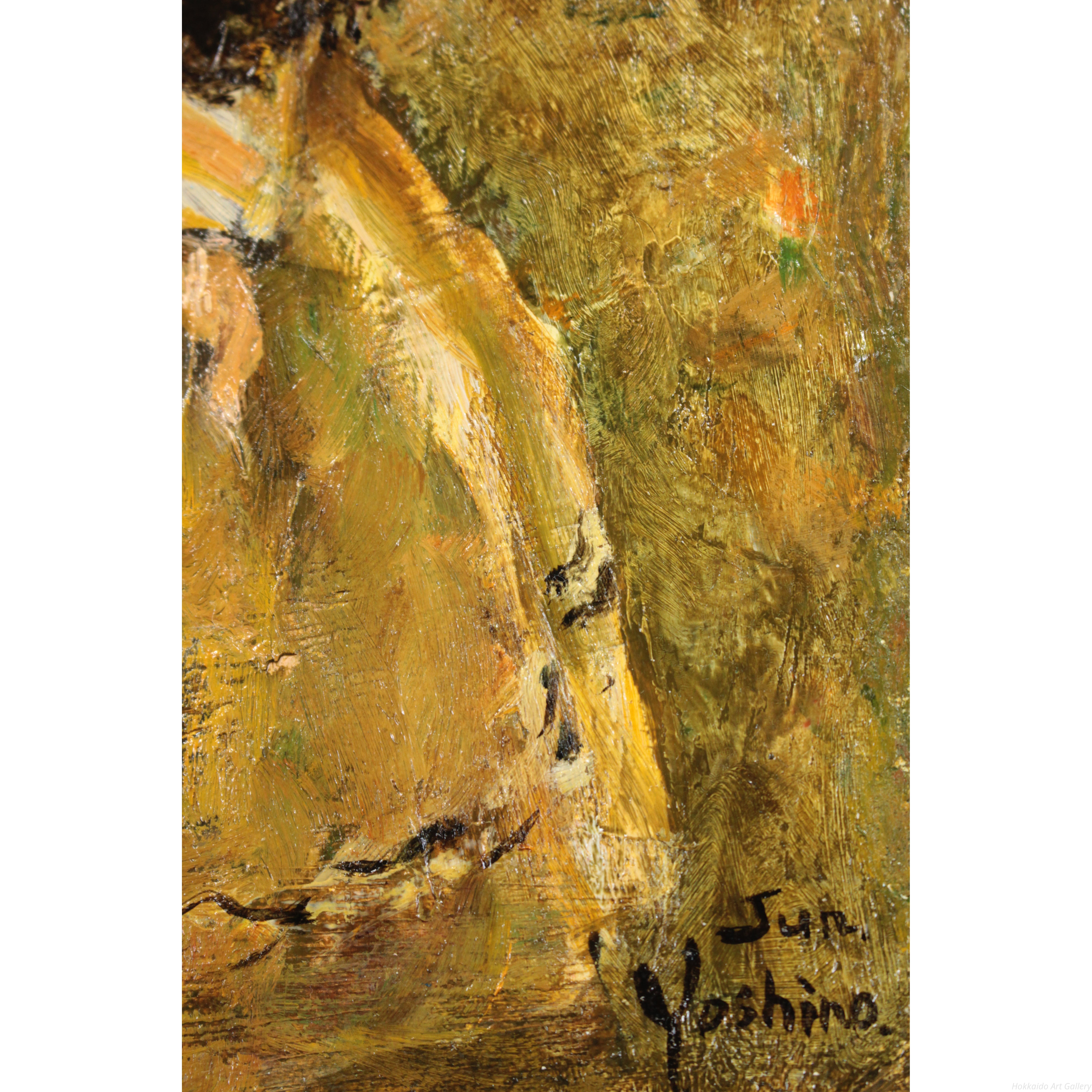 人形( 油絵) Yahoo!オークション - 480378 油彩 岩島雅彦 作 「夜（人形