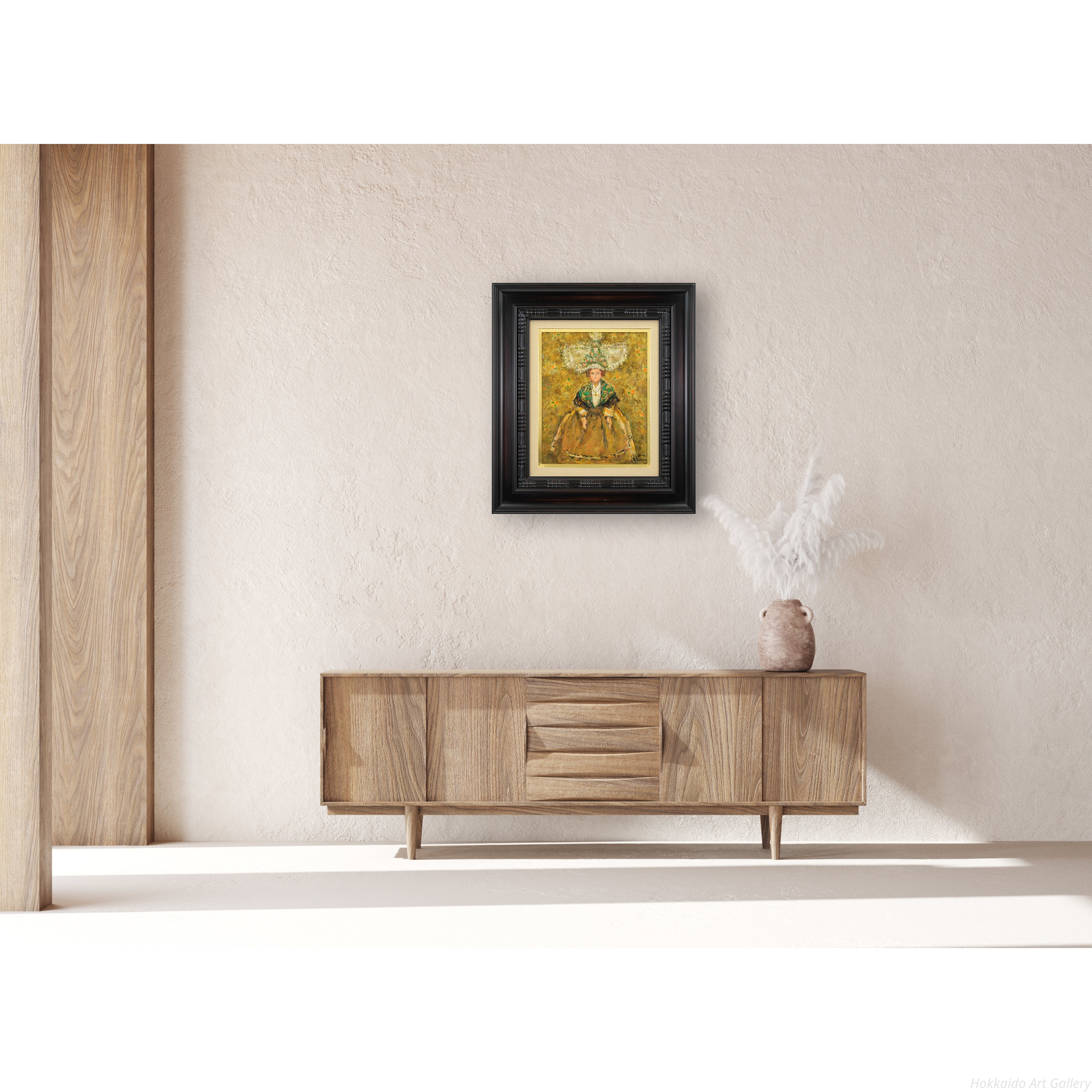 吉野純 『人形』 油彩画 - 北海道画廊