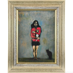 少女と猫