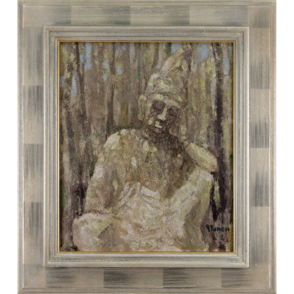 宗像逸郎 『聖仏』 油彩画 - 北海道画廊
