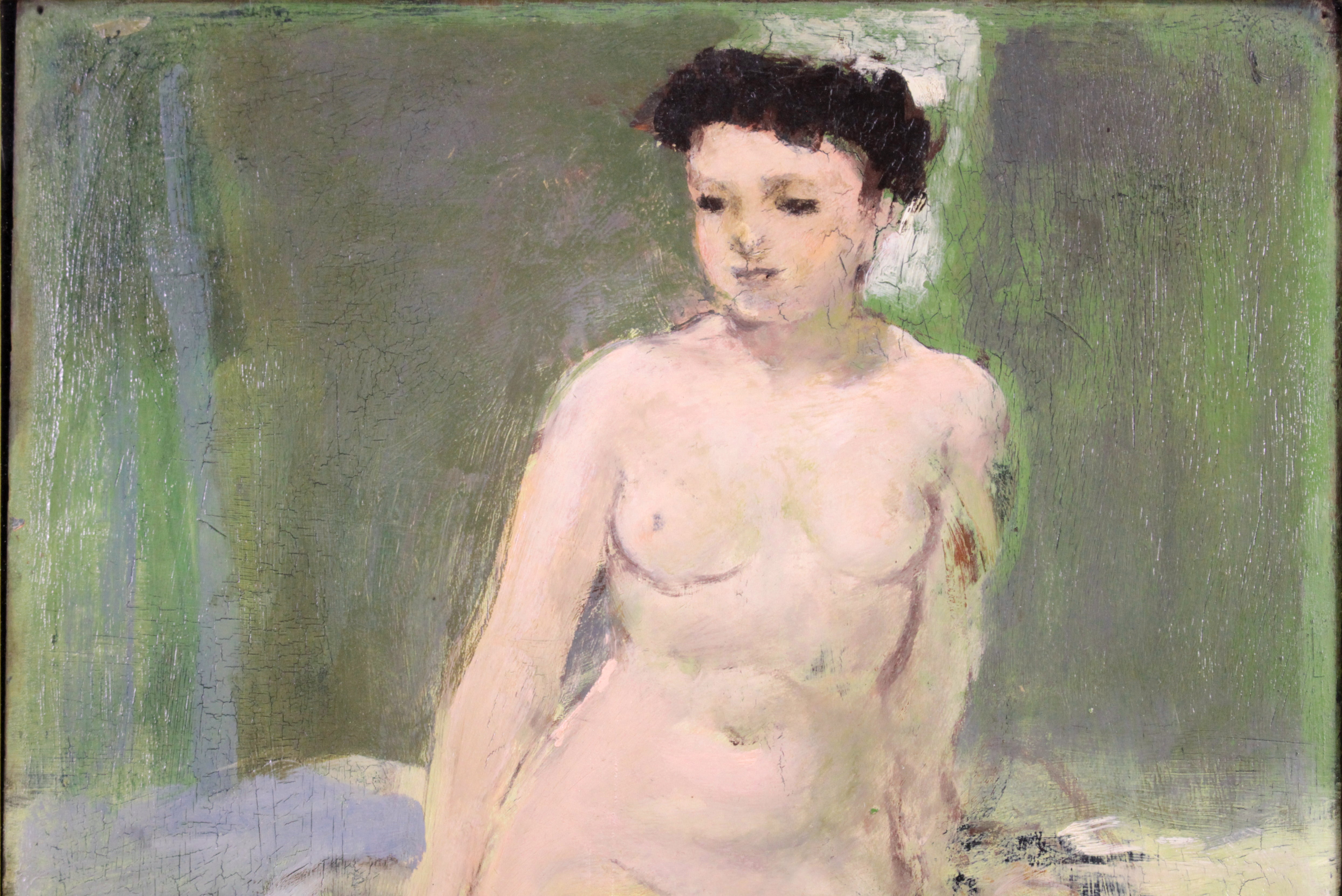 宮本三郎 『裸婦』 油彩画 - 北海道画廊
