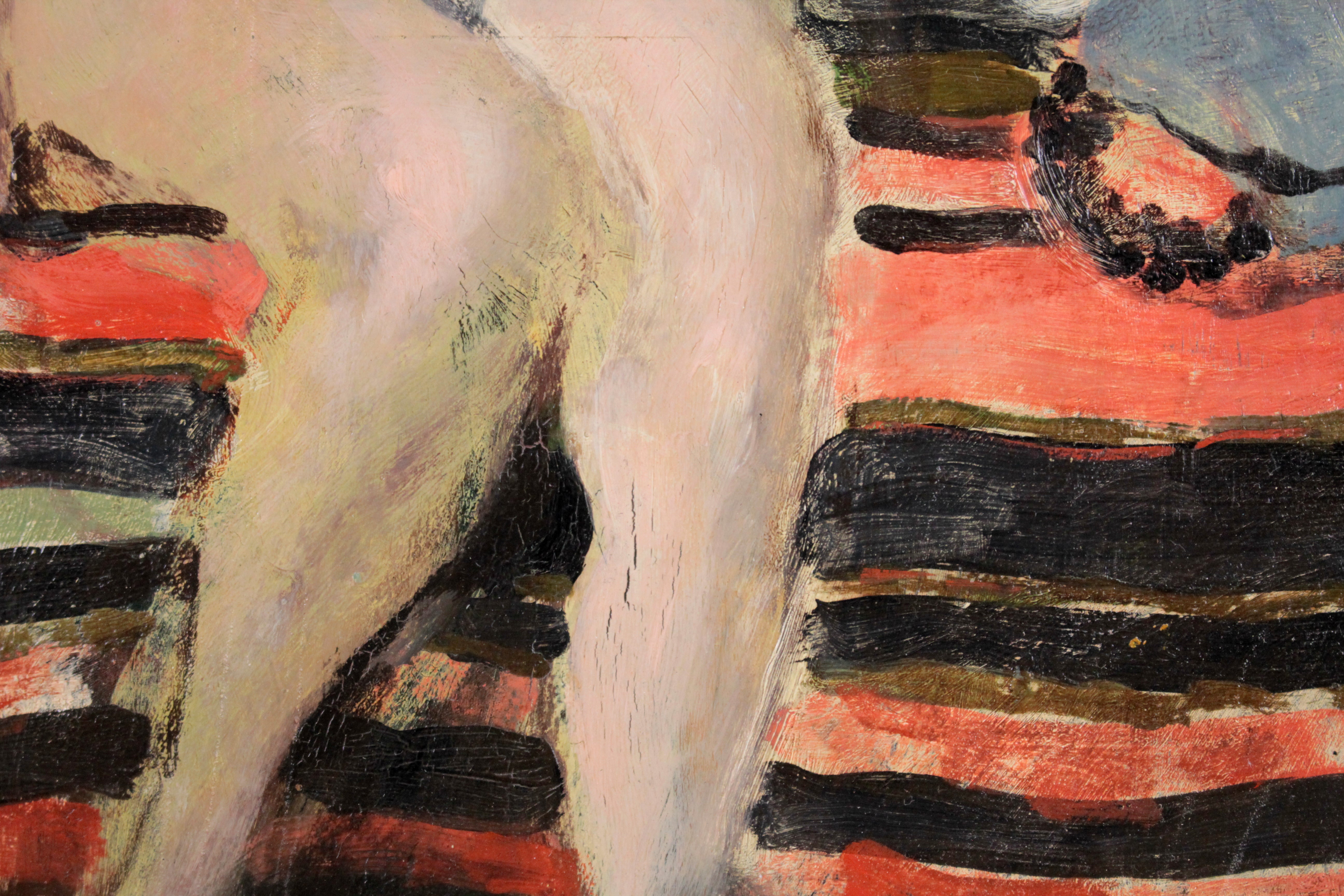 宮本三郎 『裸婦』 油彩画 - 北海道画廊