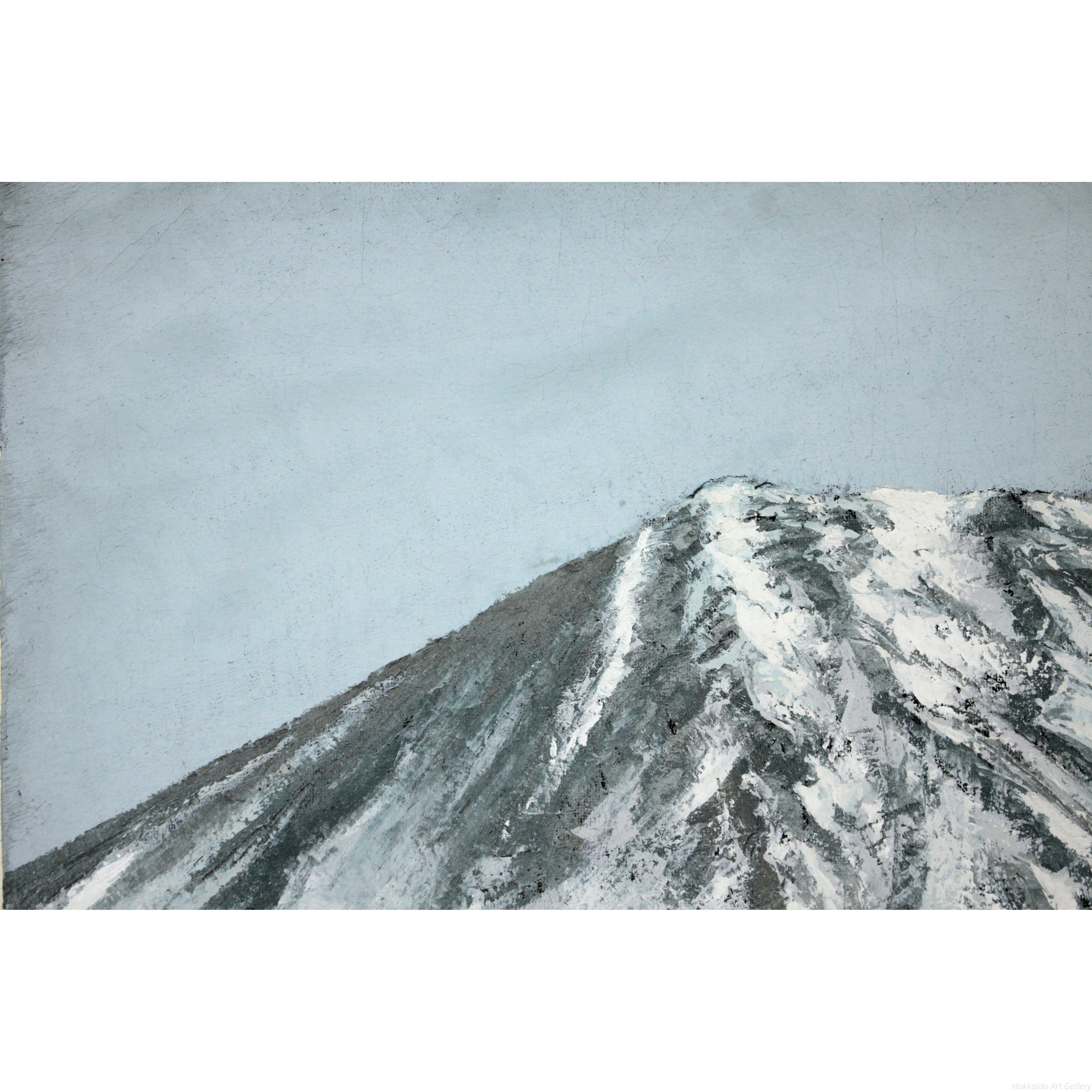 山崎貴稔 『富士』 油彩画 - 北海道画廊