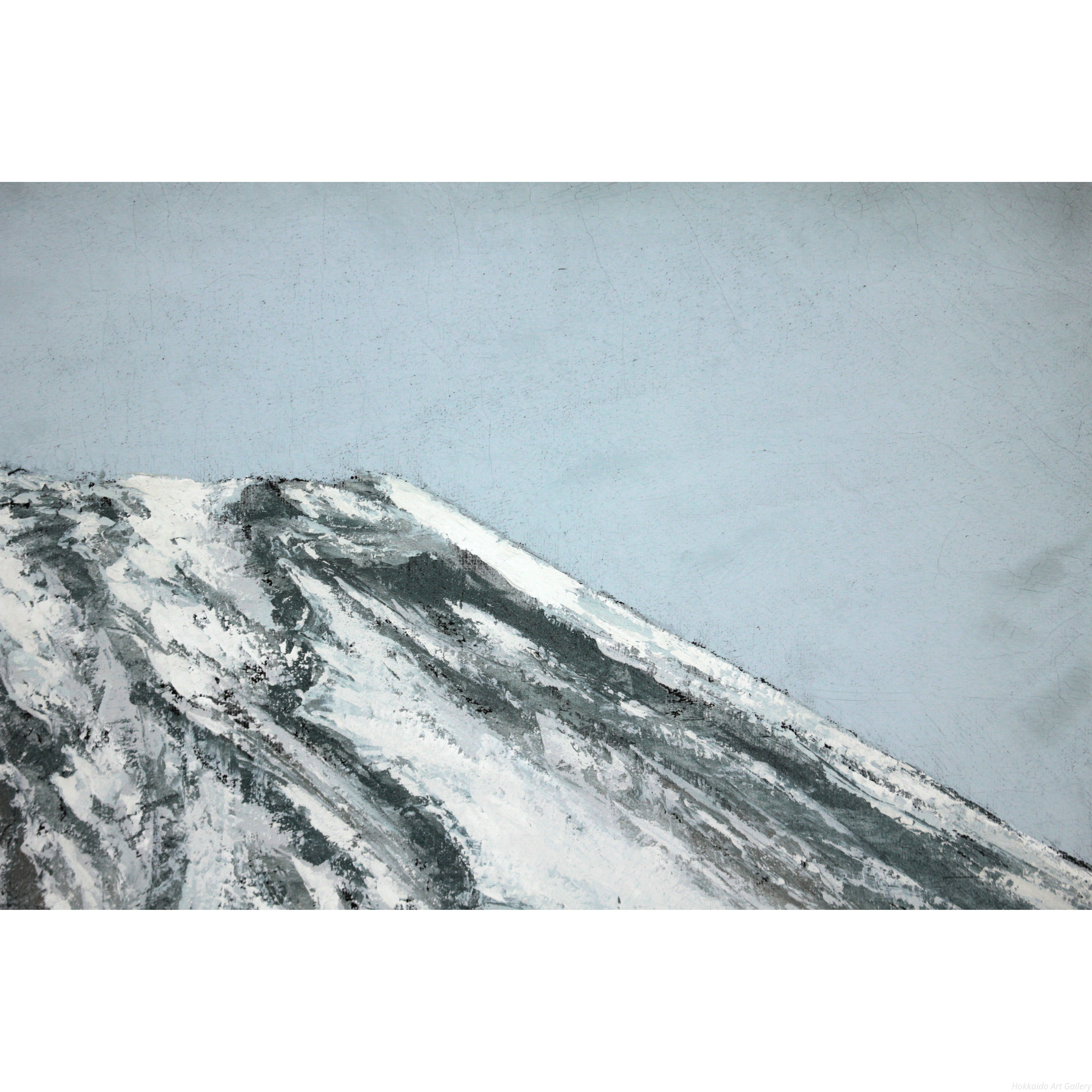 山崎貴稔 『富士』 油彩画 - 北海道画廊