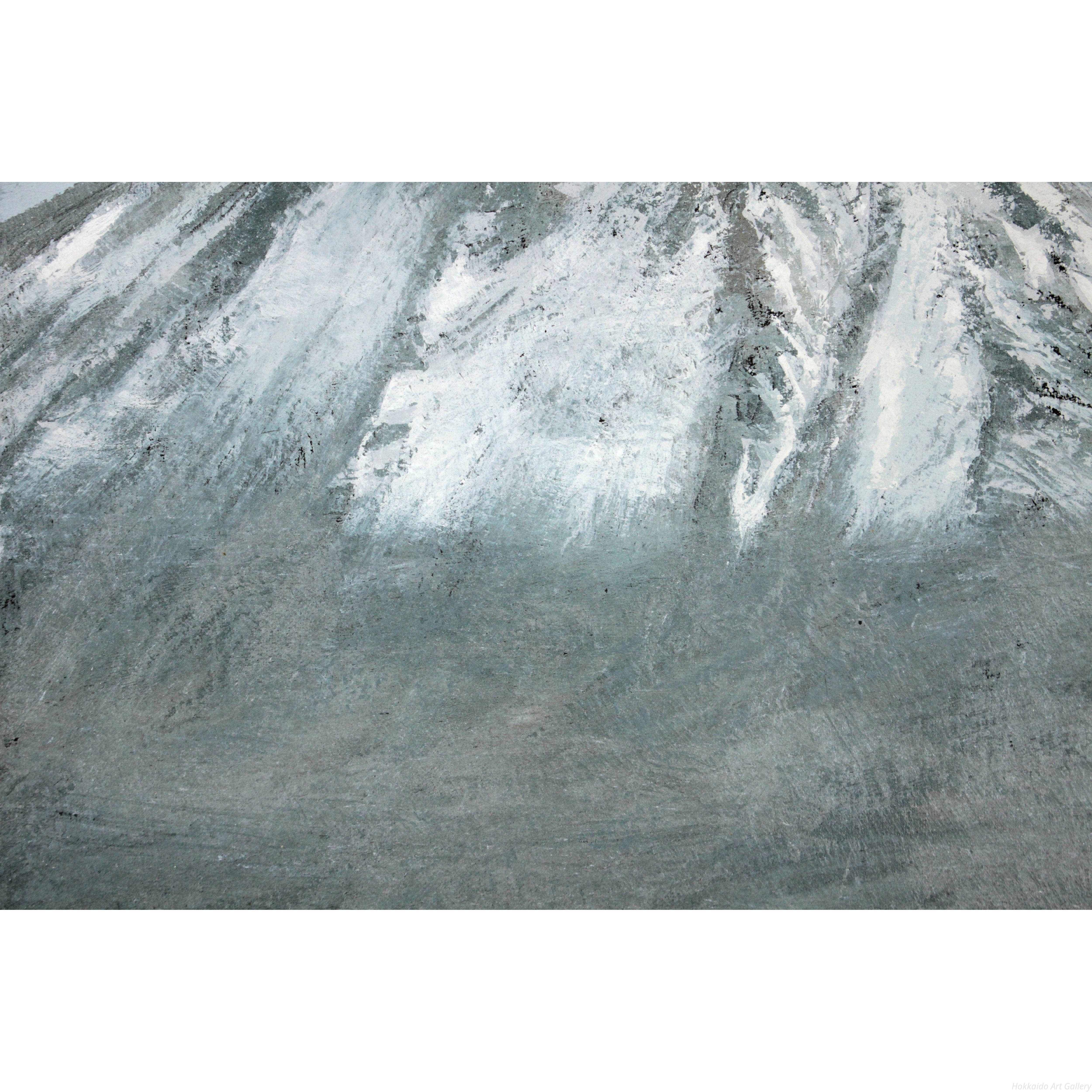 山崎貴稔 『富士』 油彩画 - 北海道画廊