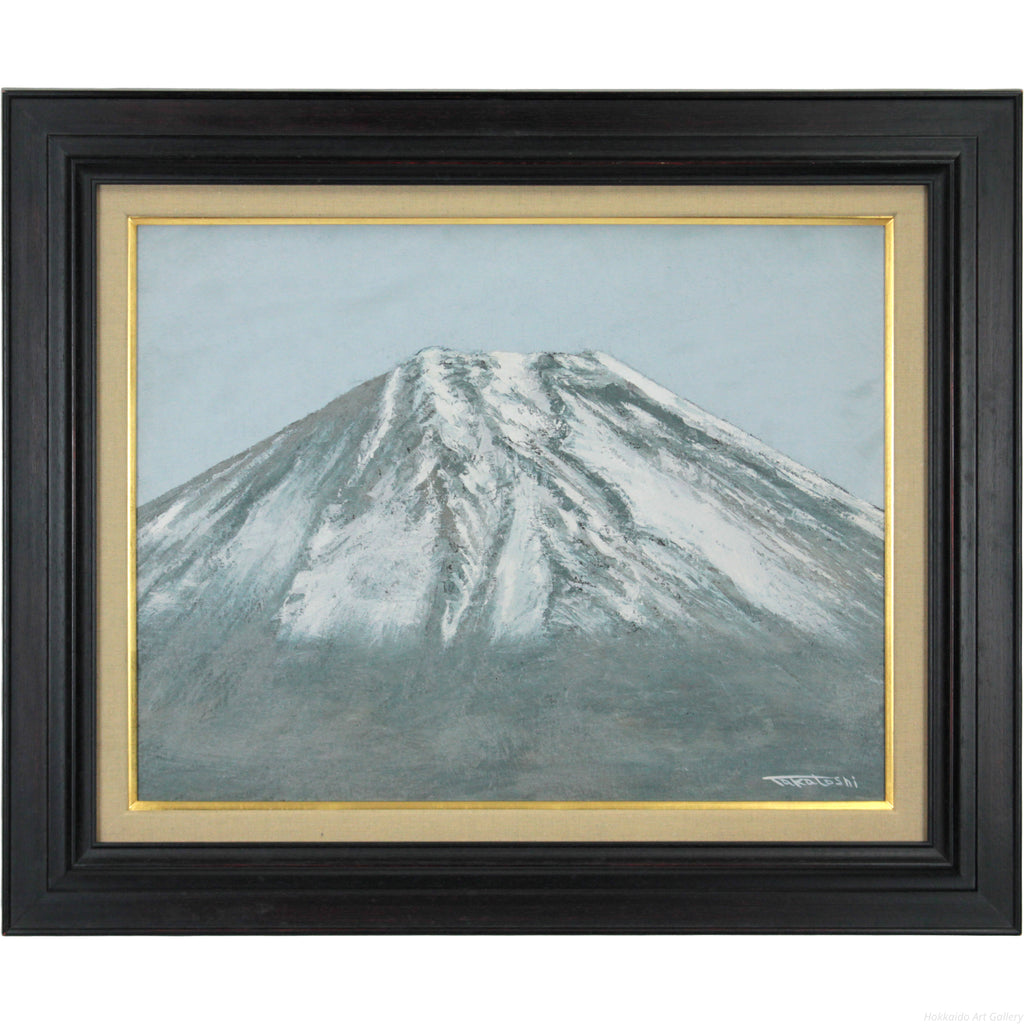 山崎貴稔 『富士』 油彩画 - 北海道画廊