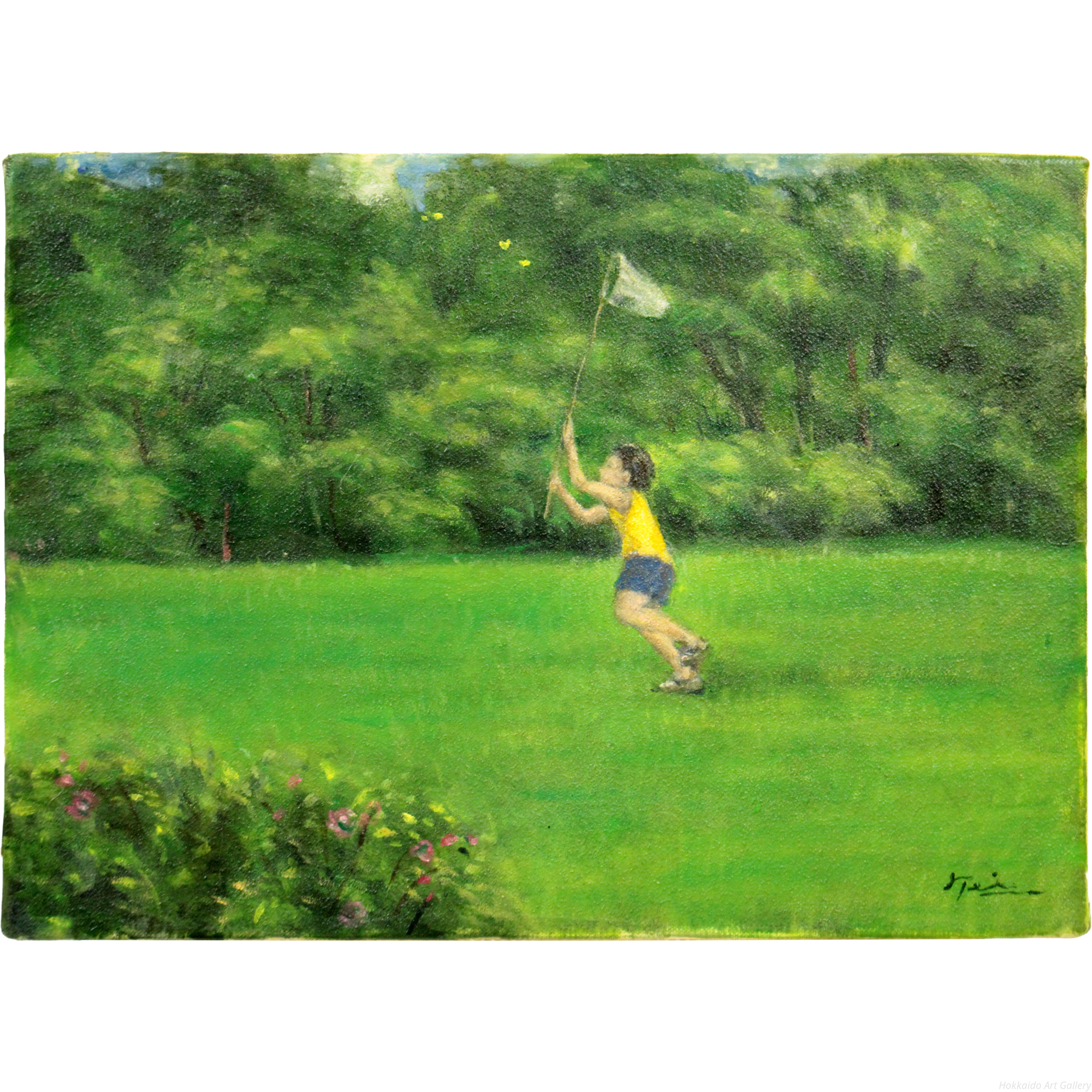 ■真作保証　『山本貞』　油彩１０号　見事な人物画です □真作保証 『山本貞』 油彩10号 見事な人物画です □真