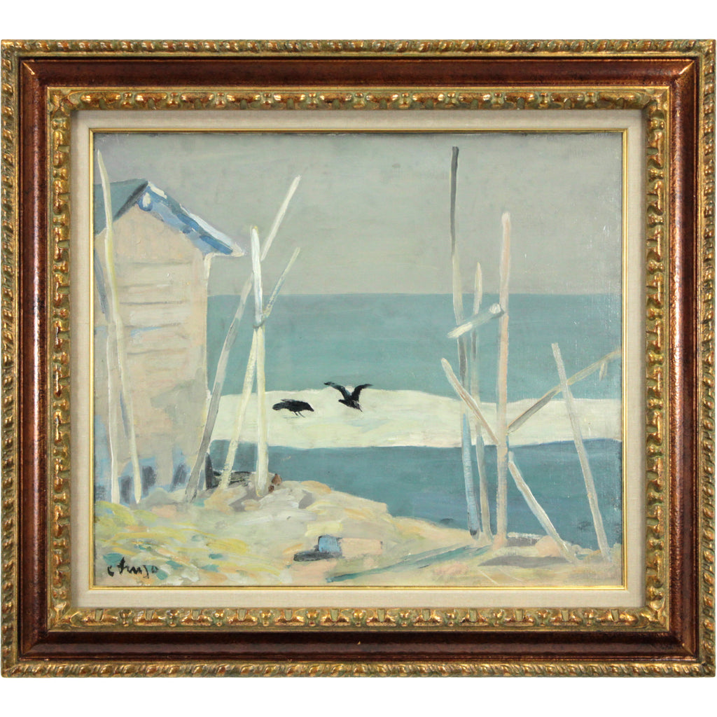 岩船修三 『寂』 油彩画 - 北海道画廊