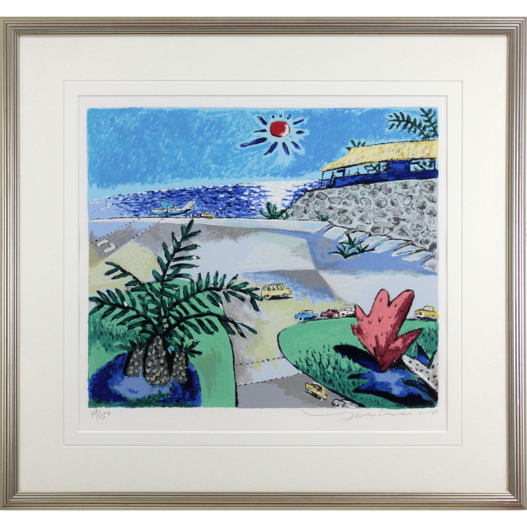 平野琳人 『赤い木』 シルクスクリーン - 北海道画廊 平野琳人 『赤い木』 シルクスクリーン - 北海道画廊