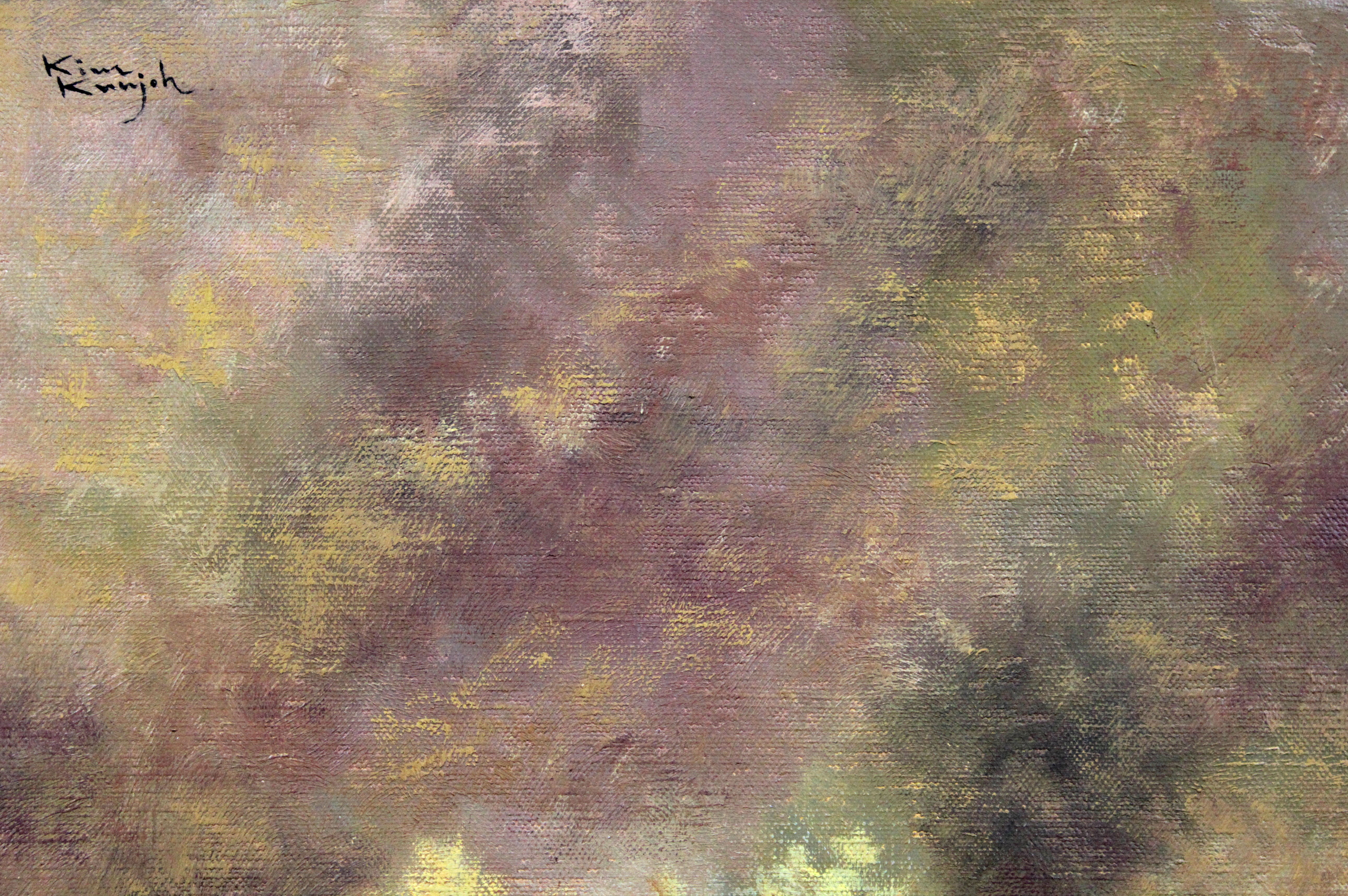 人気が高い木村 訓丈(キムラ クンジョウ) 肉筆 「秋の海」　1977年　油彩　額装あり 自然、風景画