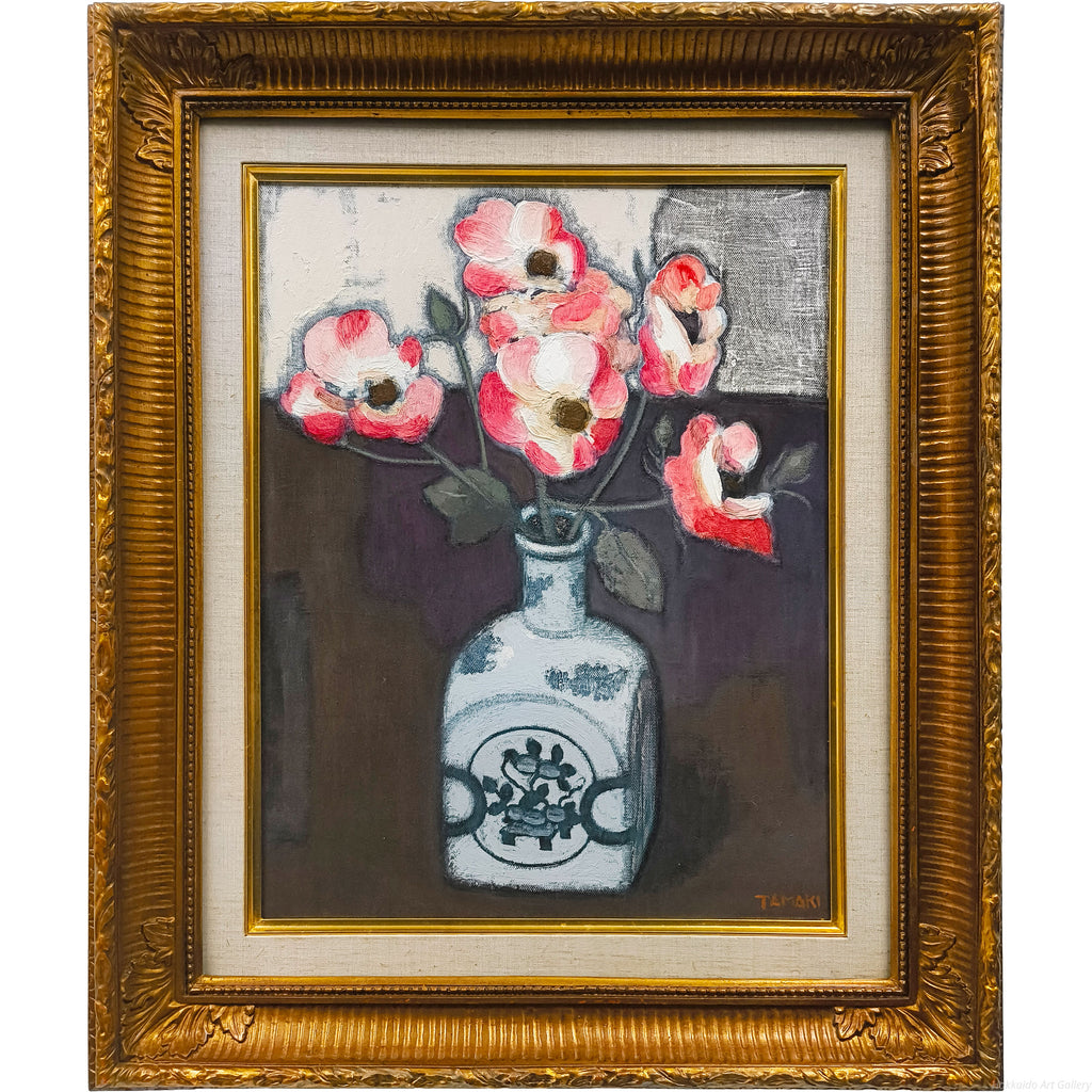 松田環 『薔薇』 油彩画 - 北海道画廊