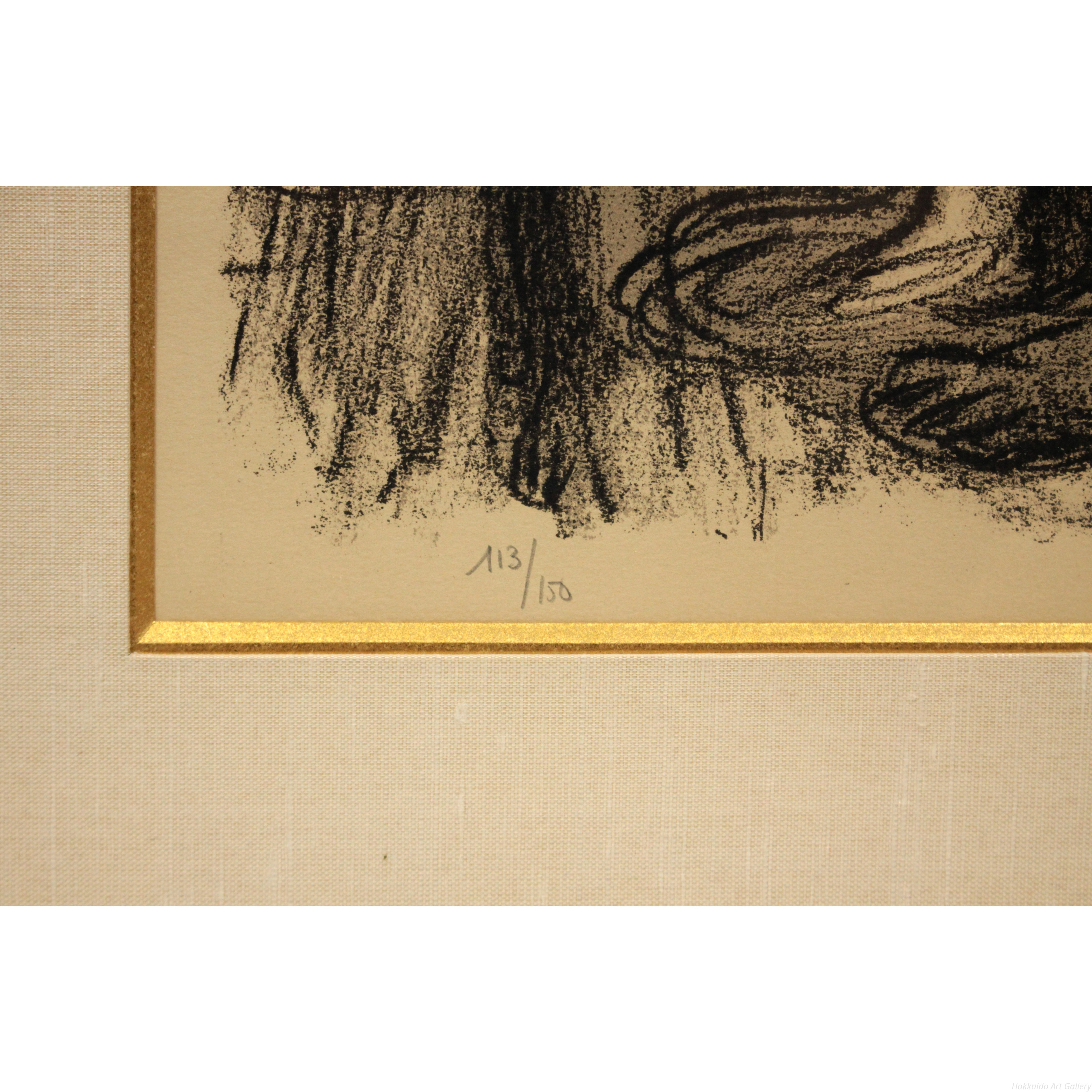梅原龍三郎 『立つ裸婦』 リトグラフ - 北海道画廊