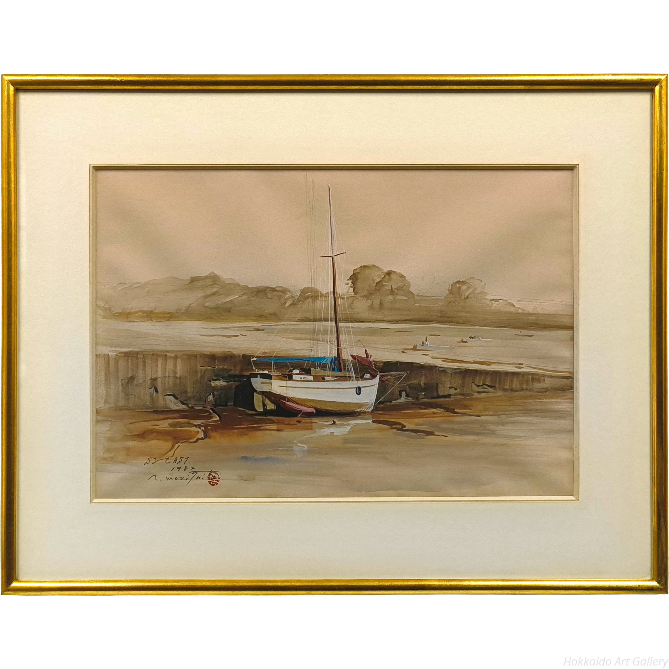 森下武 『ST. CAST』 水彩画 - 北海道画廊