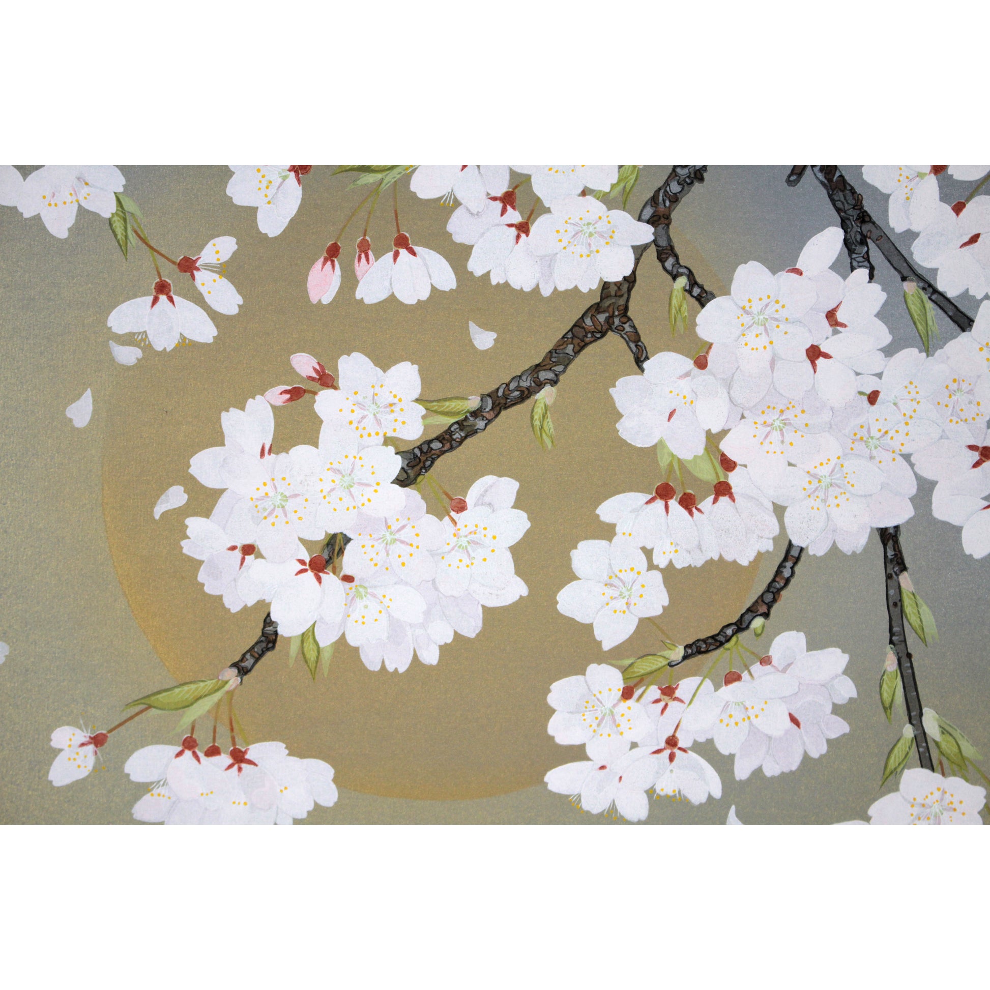 森田りえ子 『朧ろ月』 木版画 - 北海道画廊