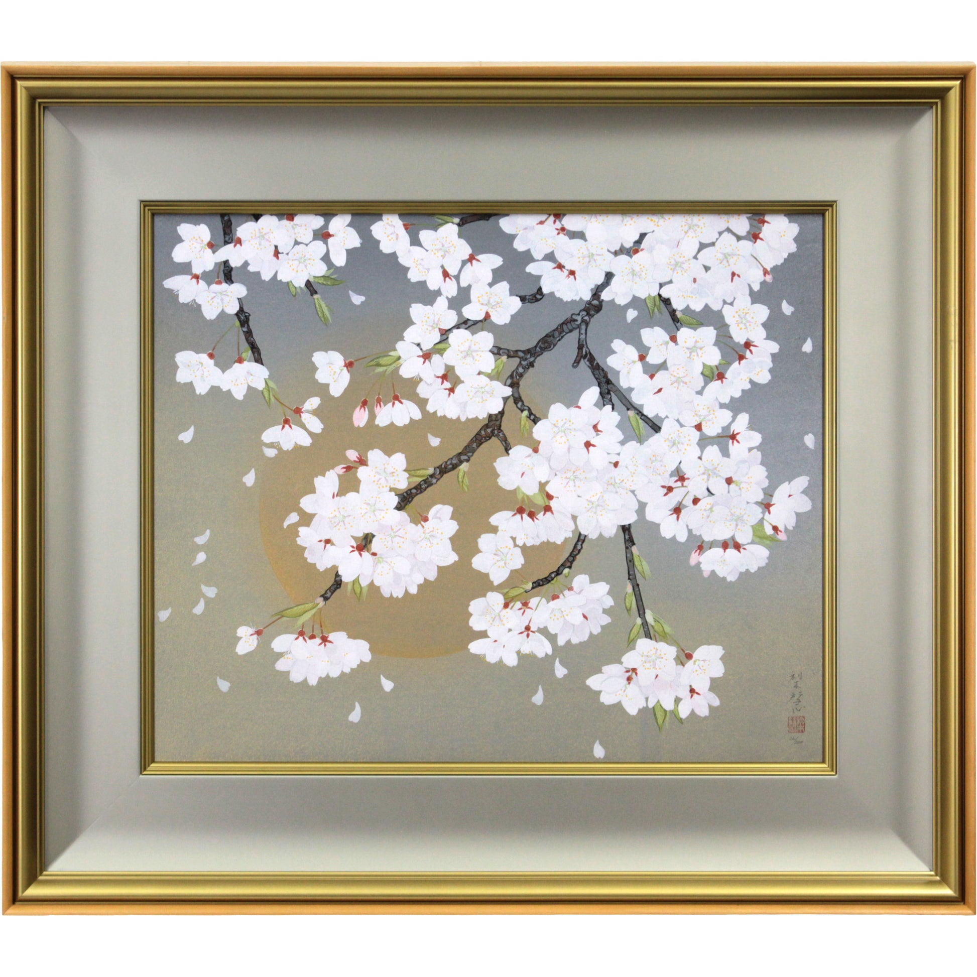 森田りえ子 『朧ろ月』 木版画 - 北海道画廊