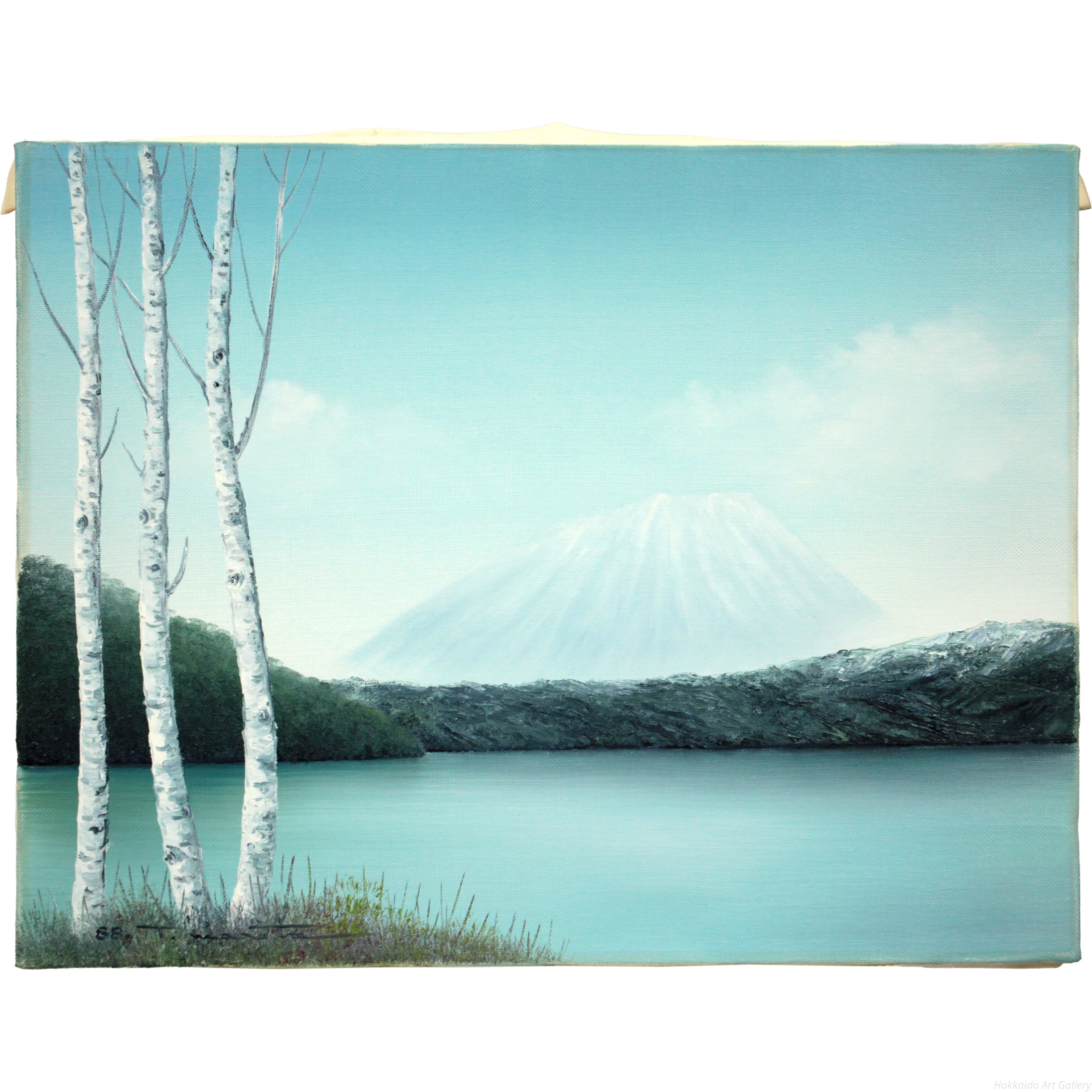森田哲隆 『天にそびえる』 油彩画 - 北海道画廊