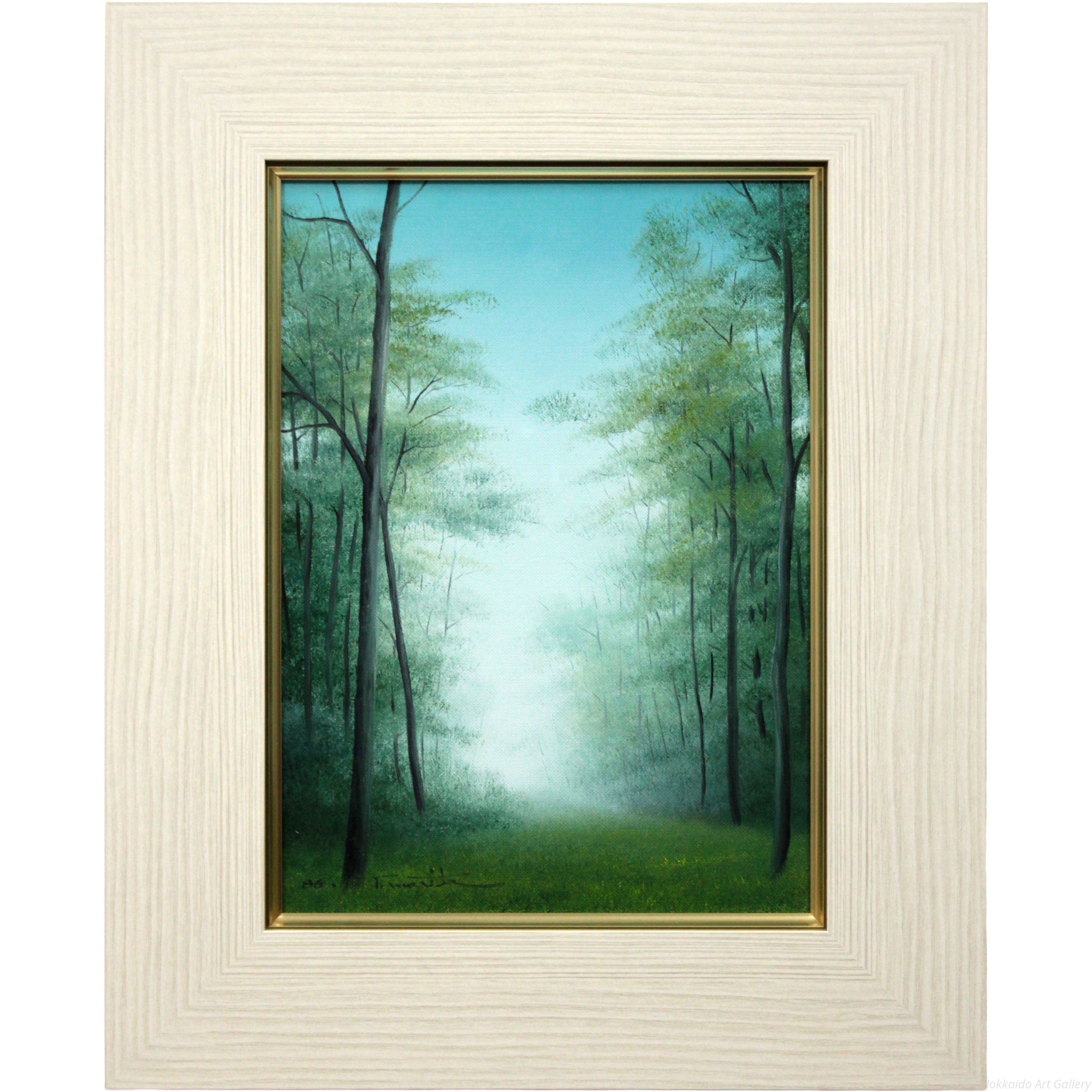 絵画　油彩　Shindo Mori　パリ風景　冬の公園　P1 森真道 S 絵画油彩Shindo Mori パリ風景冬の公園P1 森真道S|mercariメルカリ官方