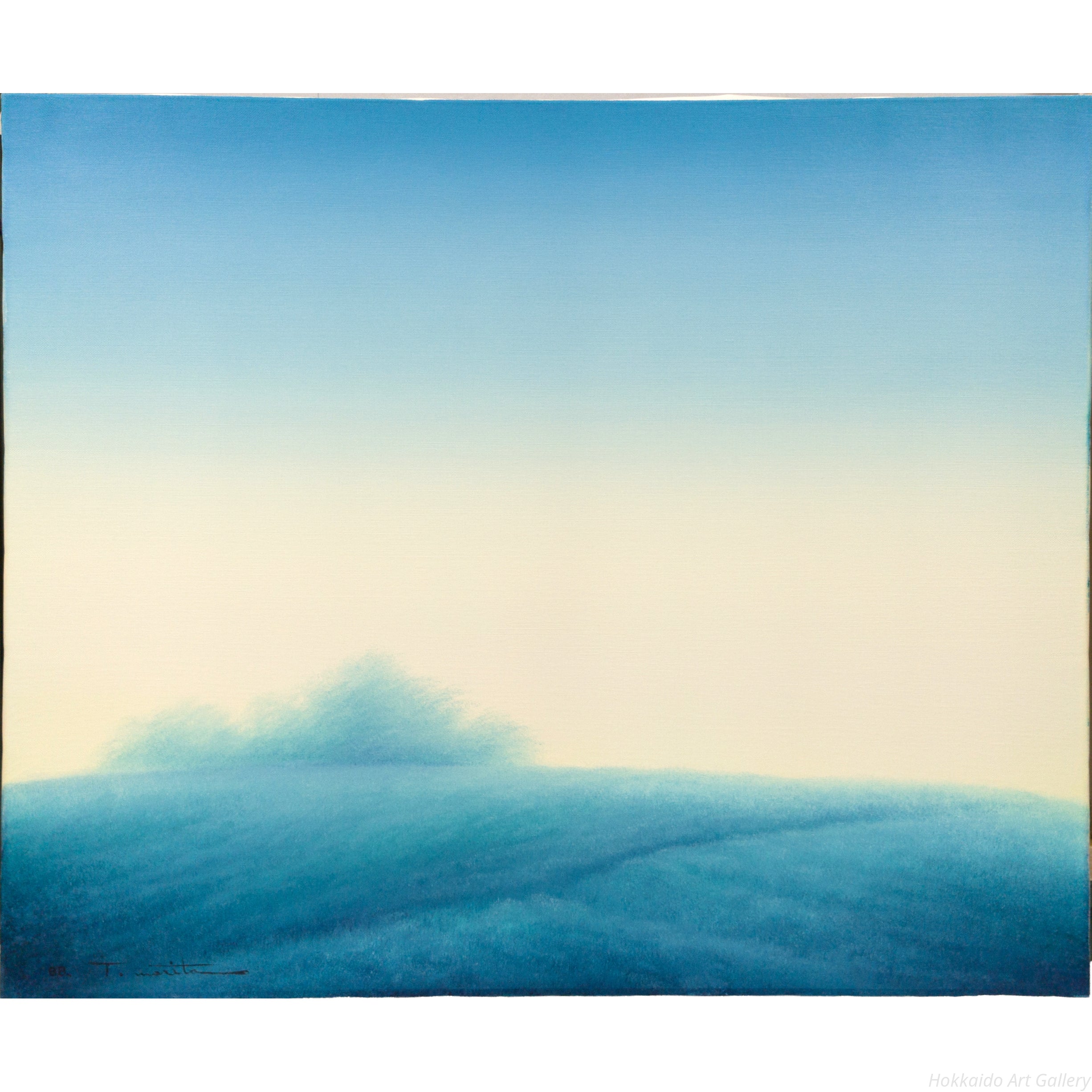 森田哲隆 『風景』 油彩画 - 北海道画廊