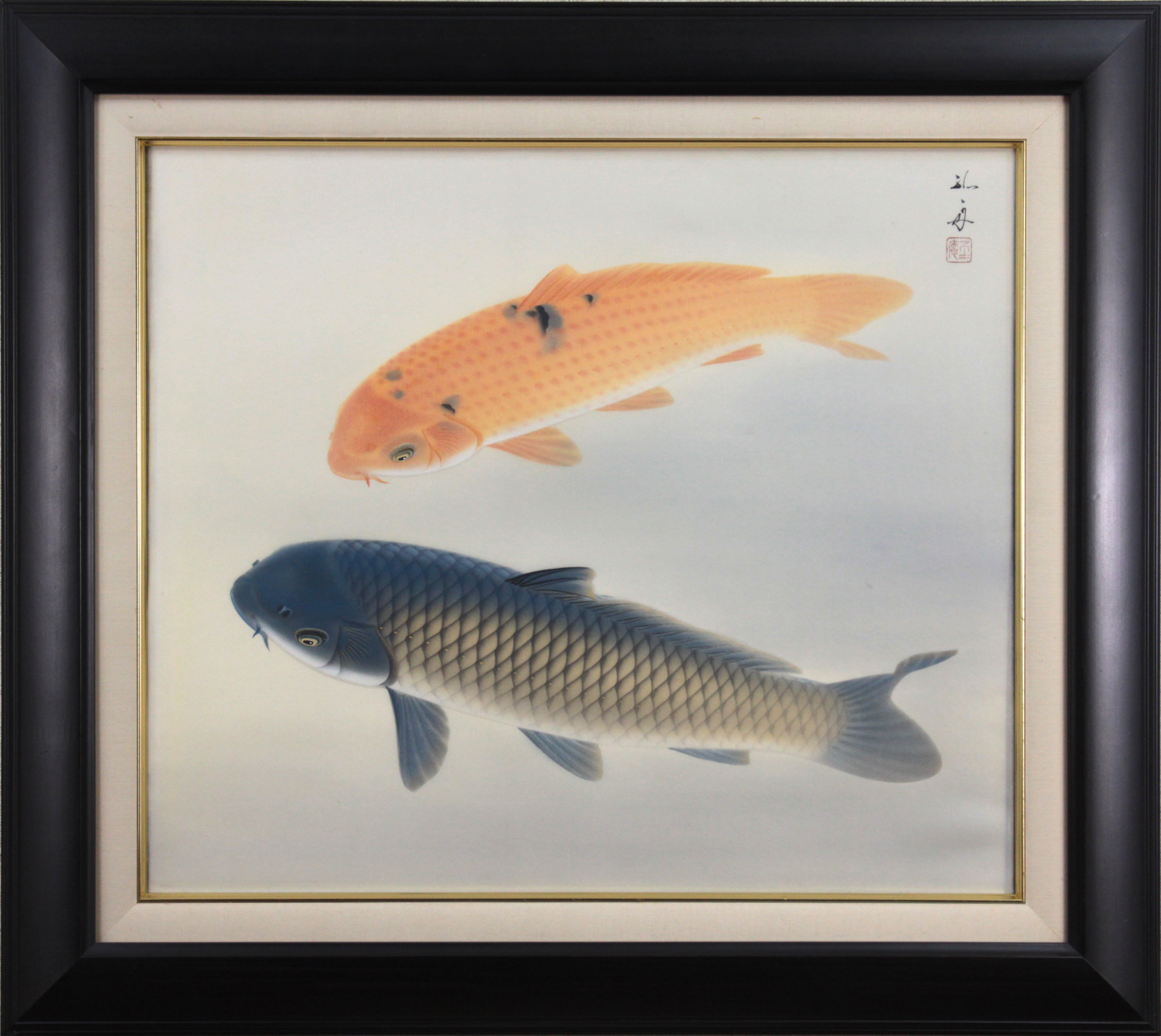 武藤孤舟 『鯉』 日本画 - 北海道画廊