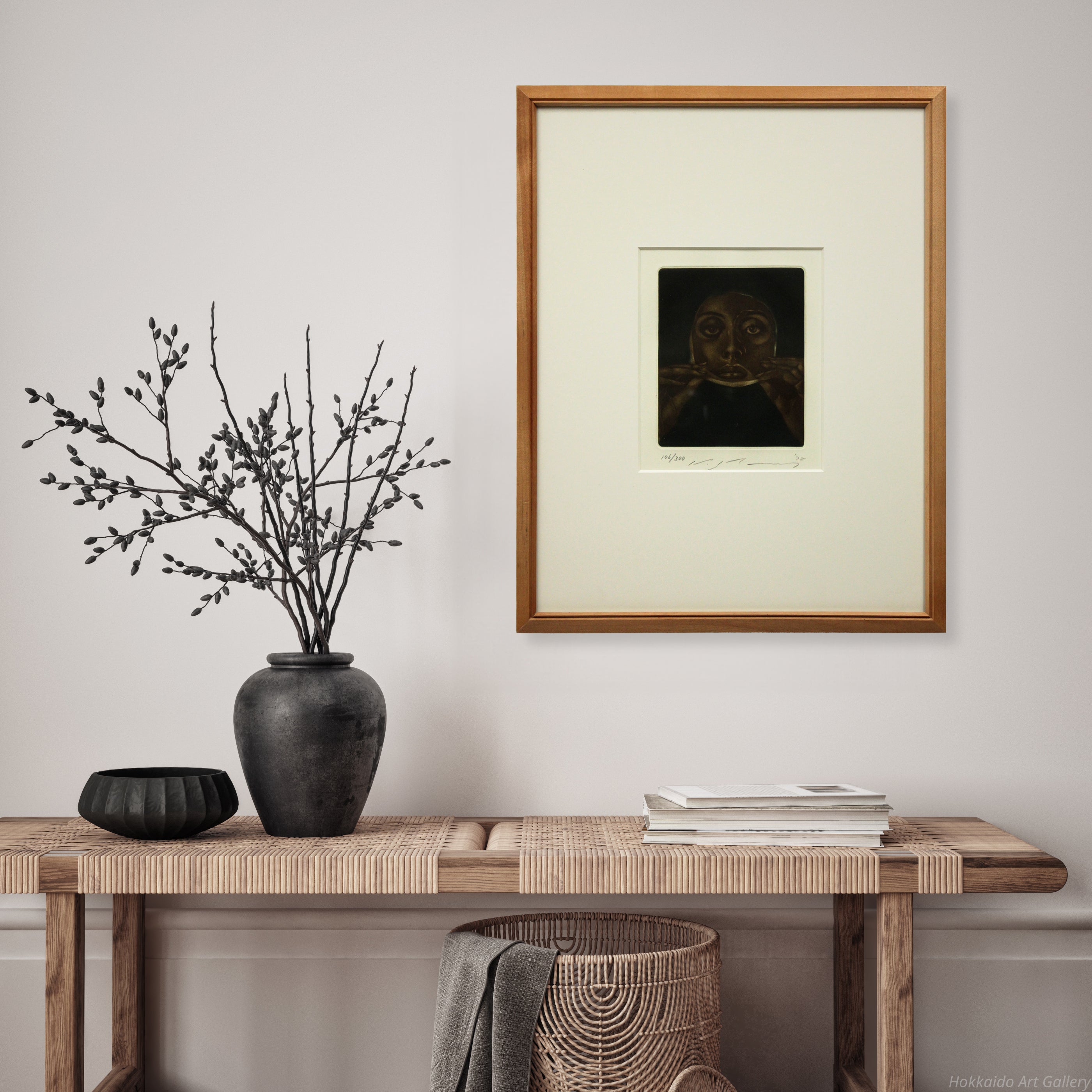池田満寿夫 『洗顔法』 メゾチント - 北海道画廊