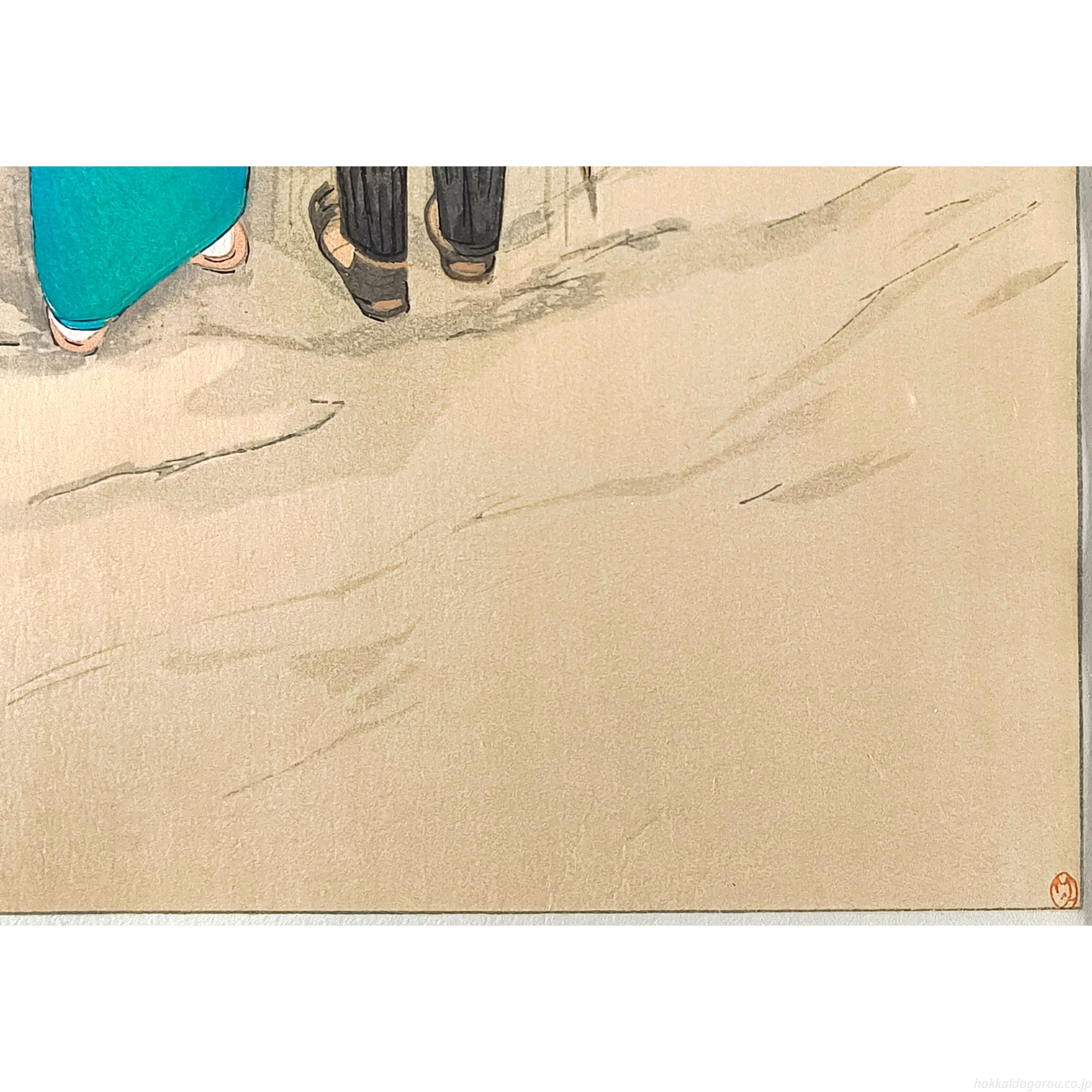 竹久夢二 『遠山に寄す』 木版画 - 北海道画廊
