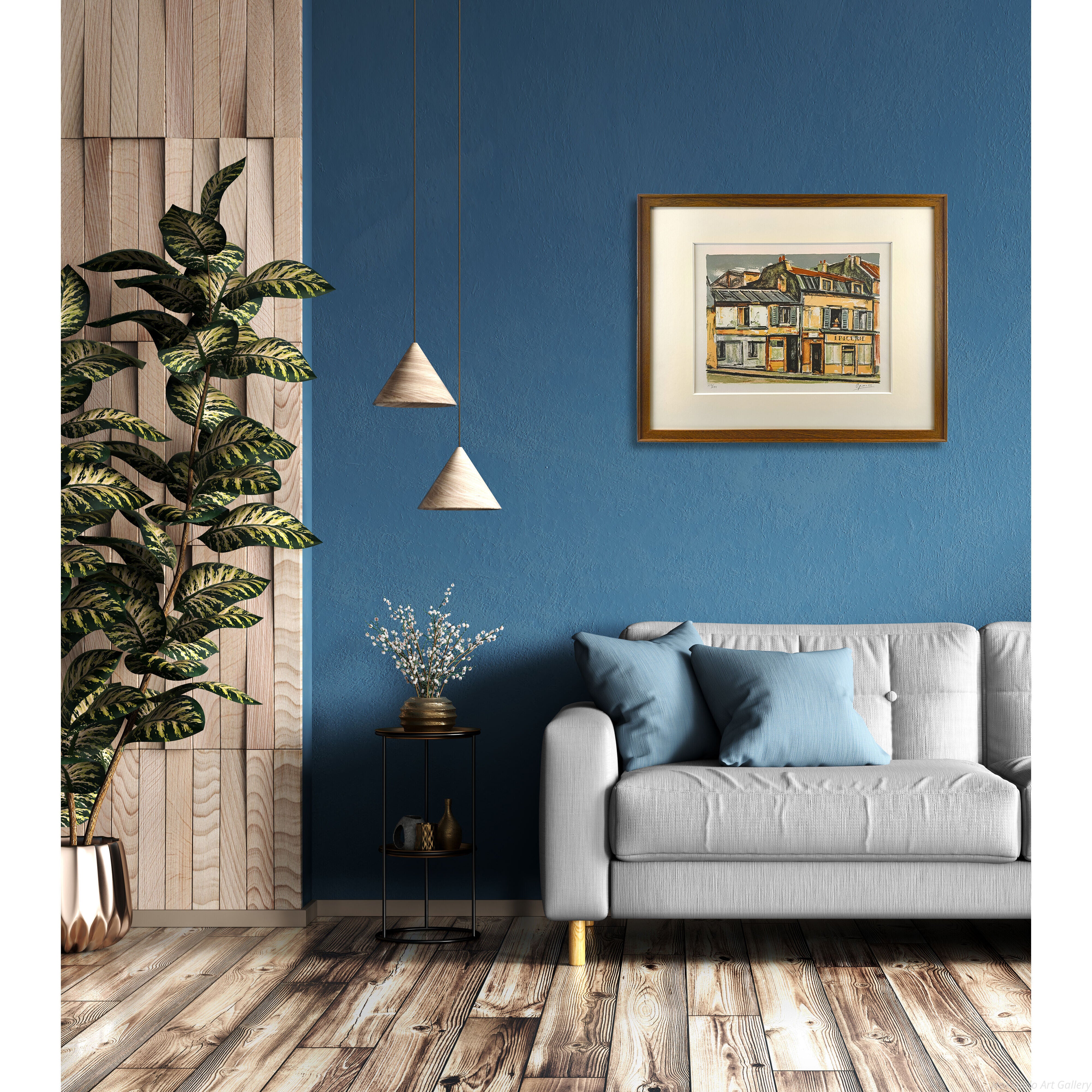 荻須高徳 『パリの魂より・食品店』 リトグラフ - 北海道画廊