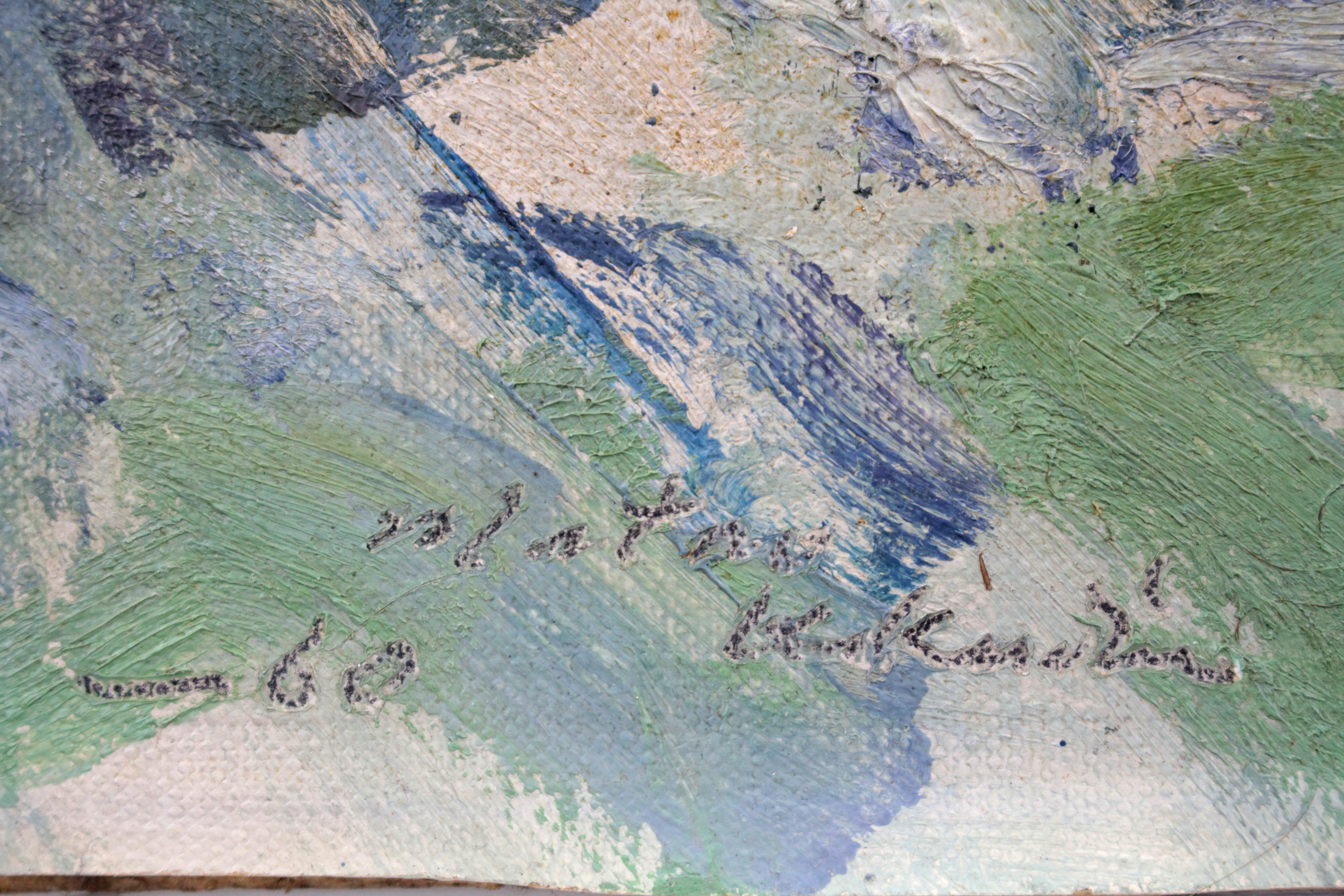菊地又男 『十勝岳』 油彩画 - 北海道画廊