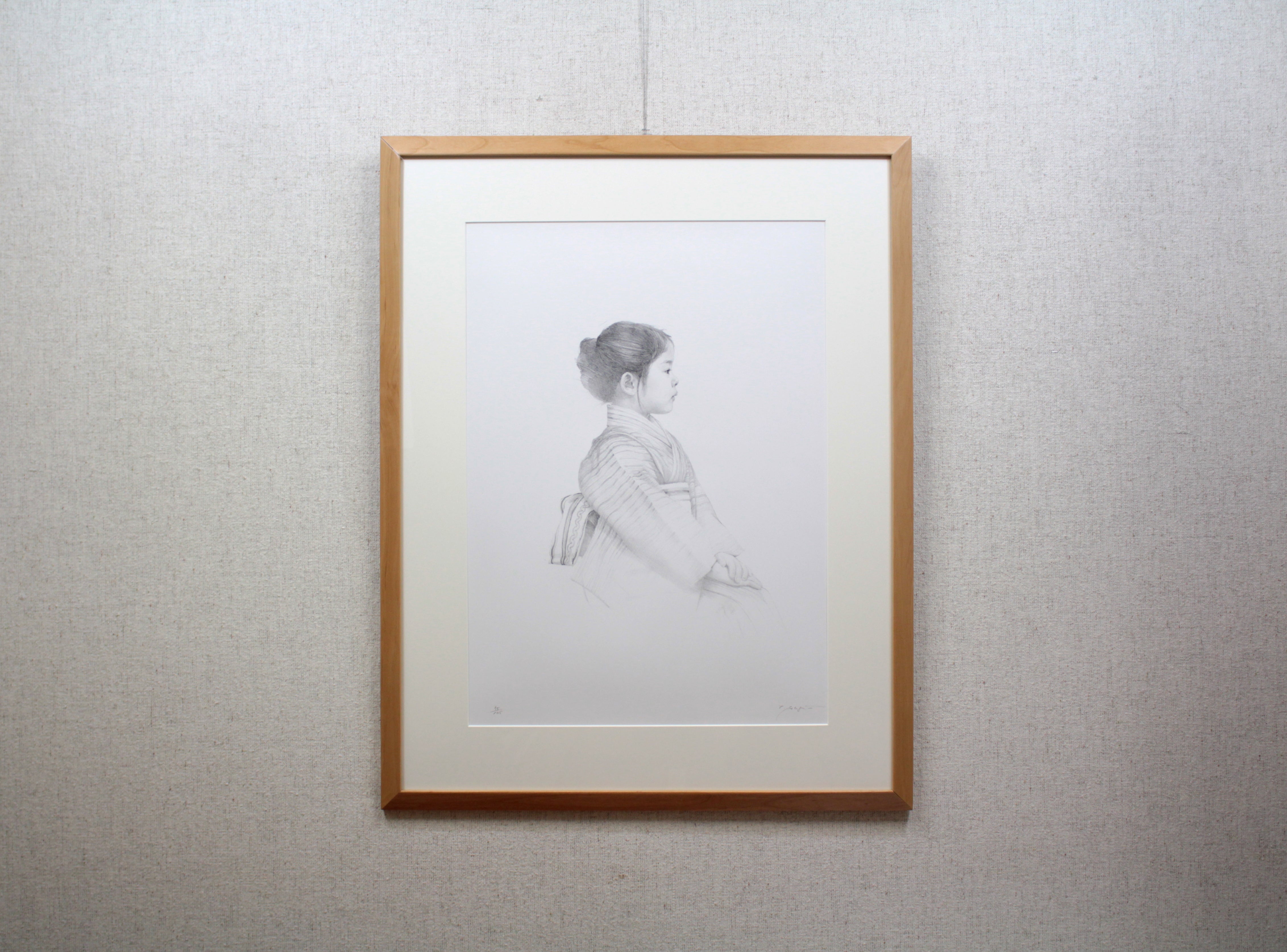 藤井 勉 『由希子』 リトグラフ - 北海道画廊