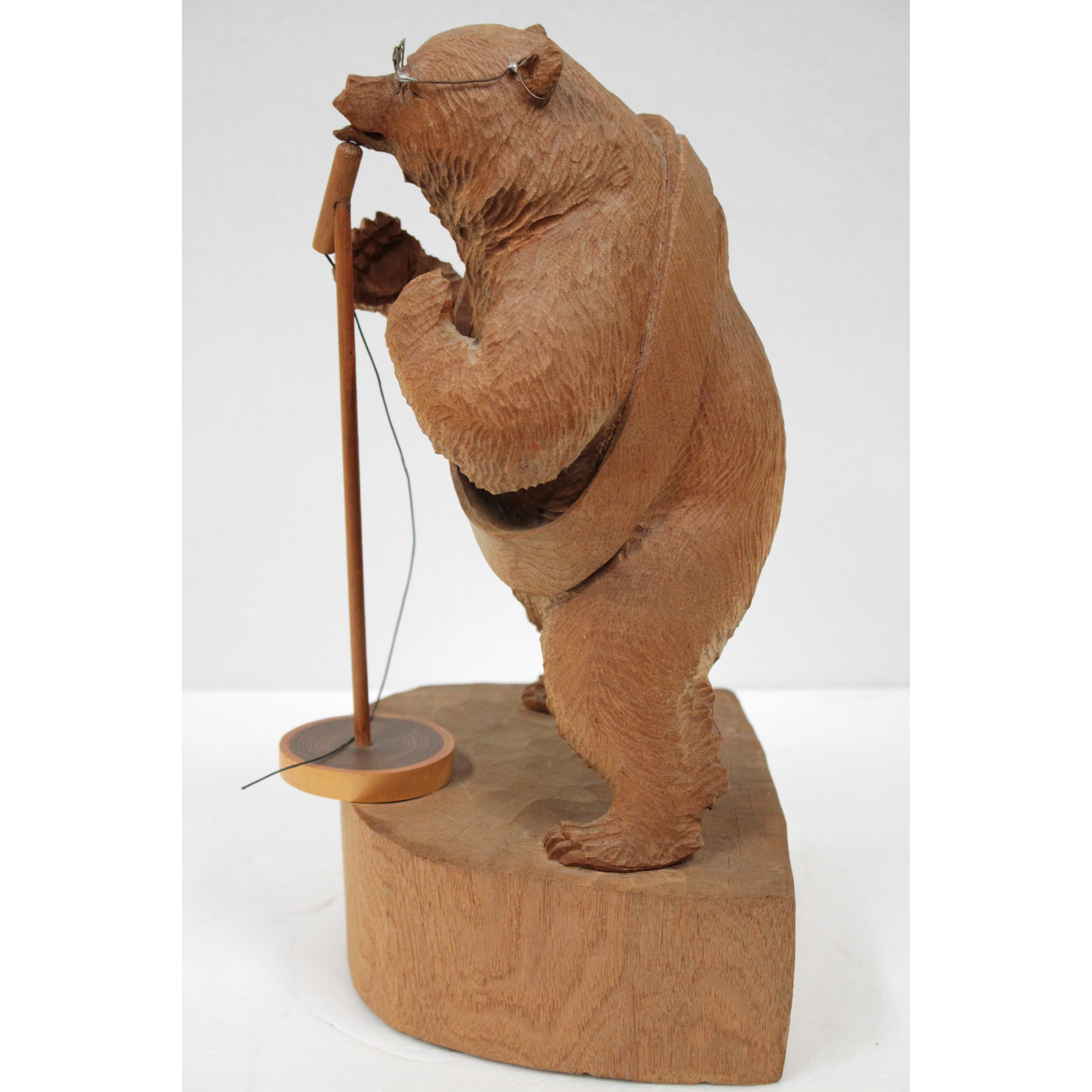 木製クマの彫刻 木製クマの彫刻 1974年製 2025年最新】Yahoo!オークション -木彫り 熊