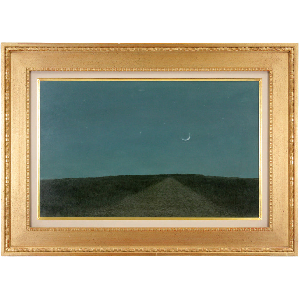 越智 紀久張 『宵』 油彩画 - 北海道画廊