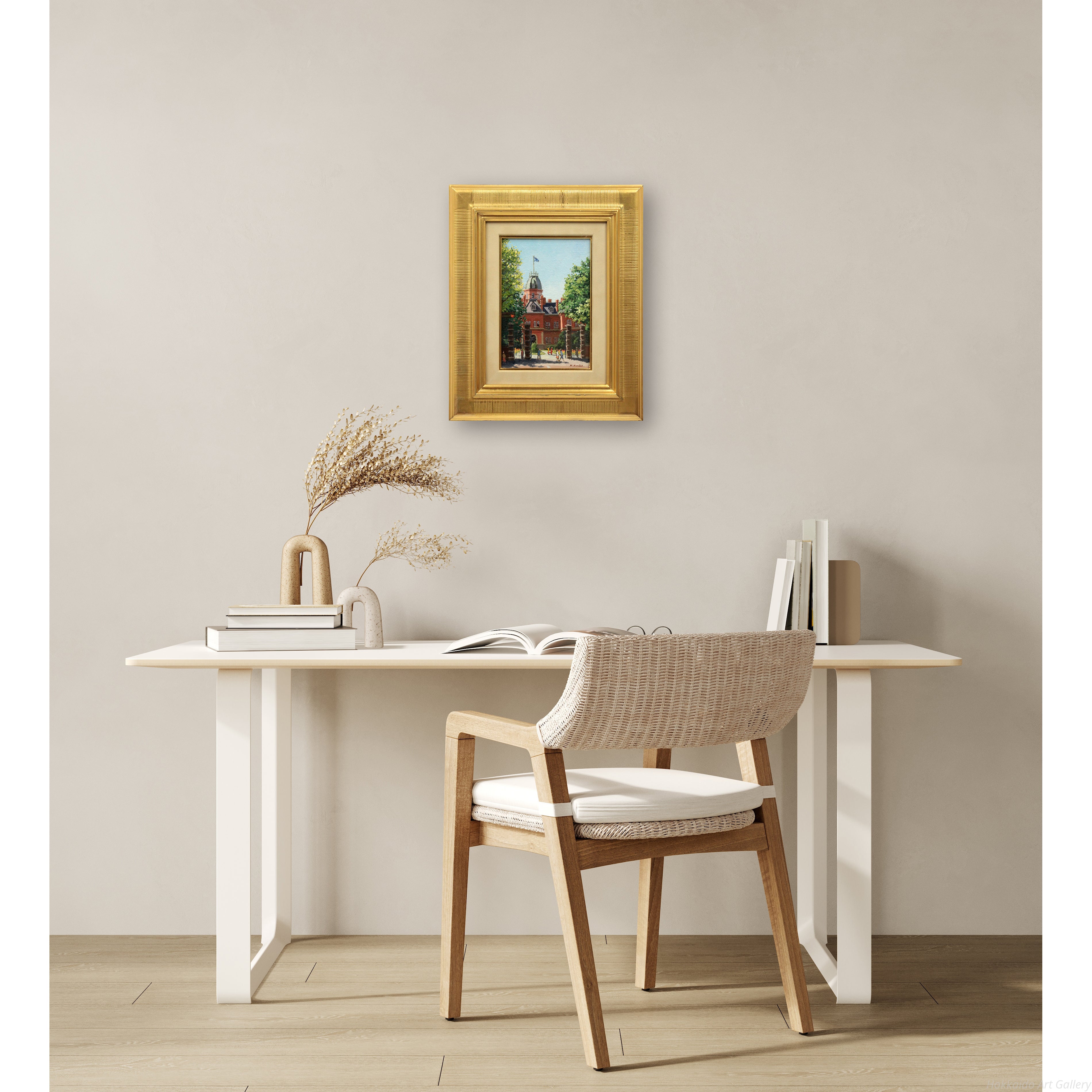 近藤博史 『道庁』 油彩画 - 北海道画廊