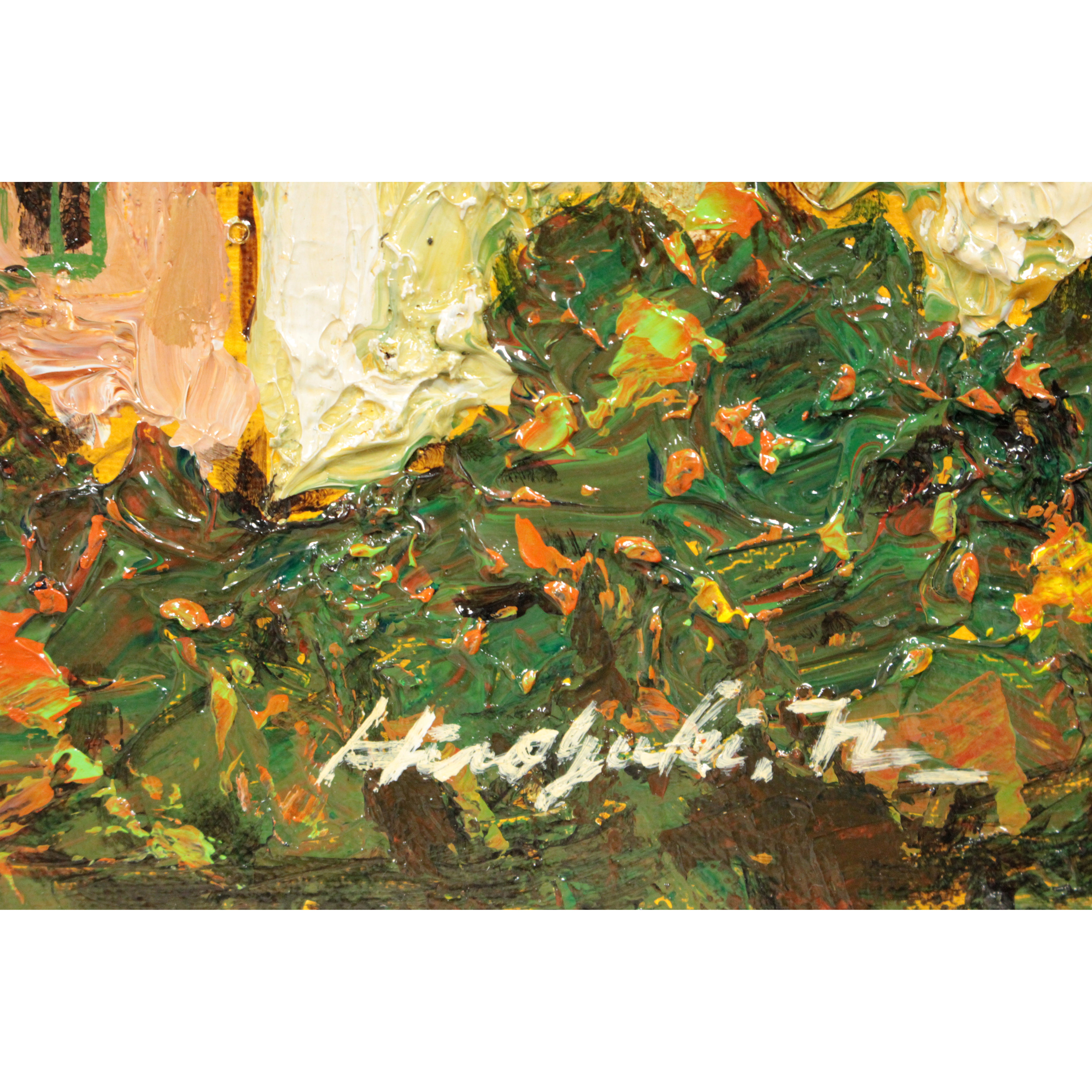 野崎弘之 『アッシジ』 油彩画 - 北海道画廊