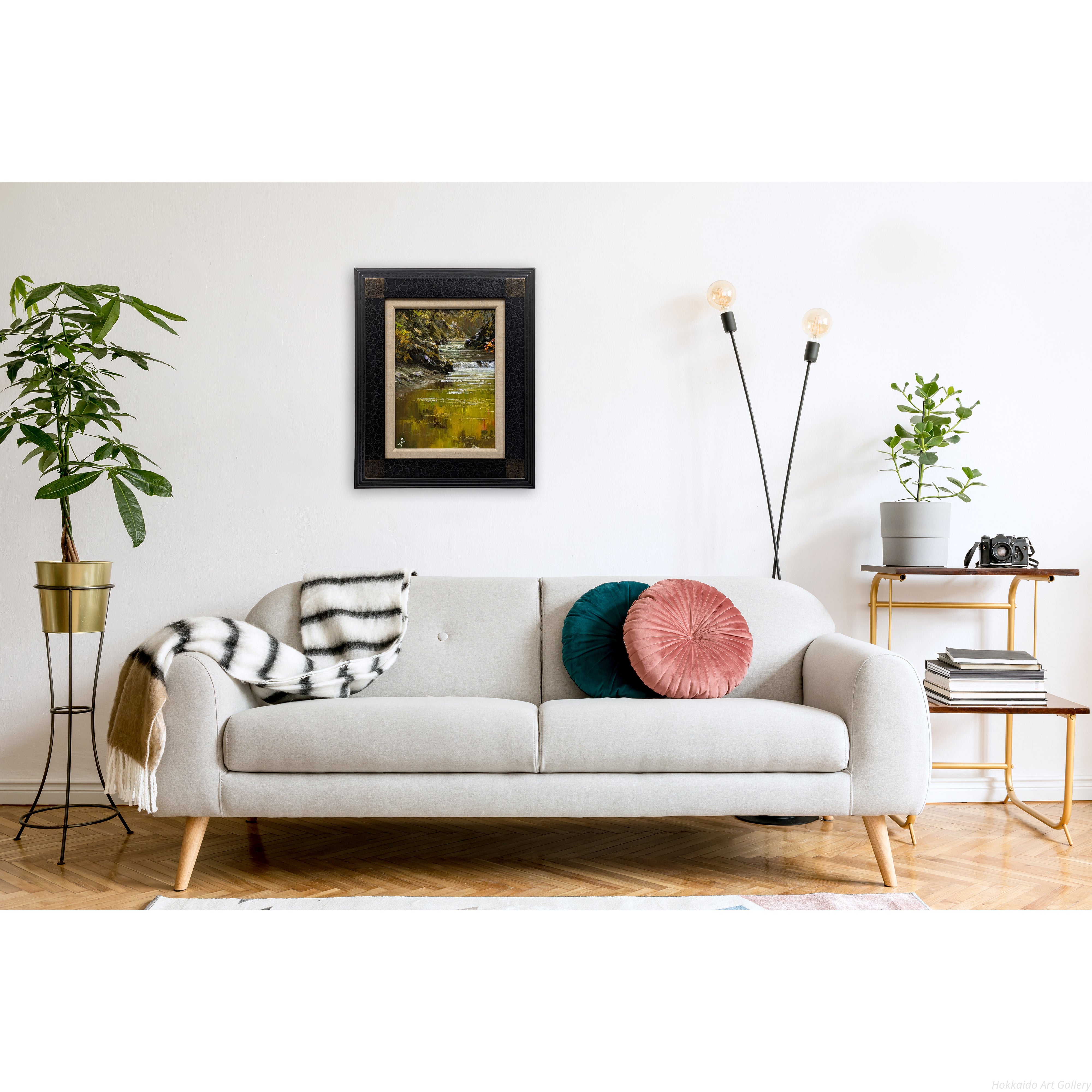 長岡卓 『水面』 油彩画 - 北海道画廊