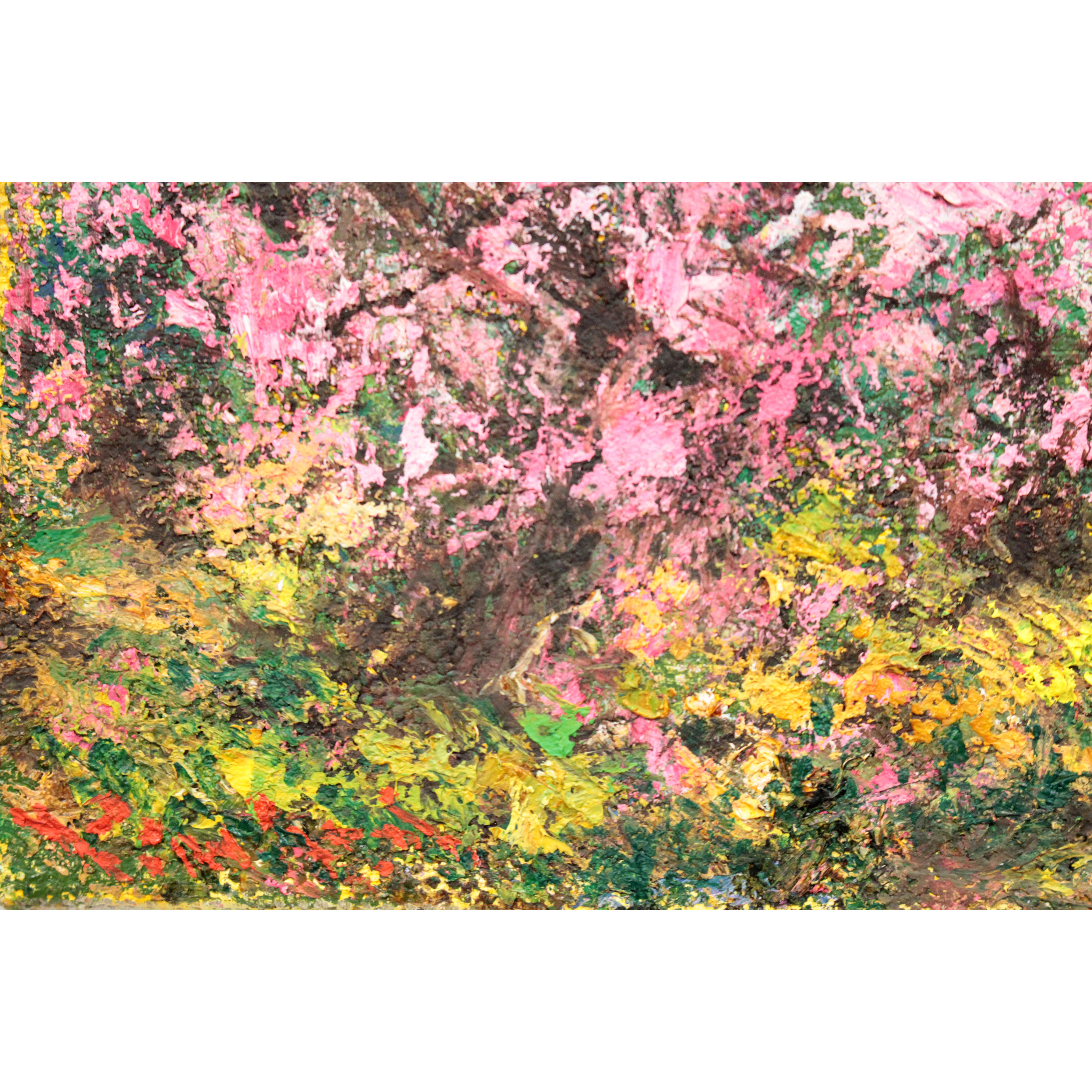 長沼貴美代 『杏の里』 油彩画 - 北海道画廊