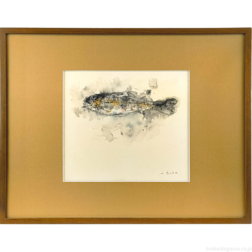 高橋益之 『小樽運河』 油彩画 - 北海道画廊