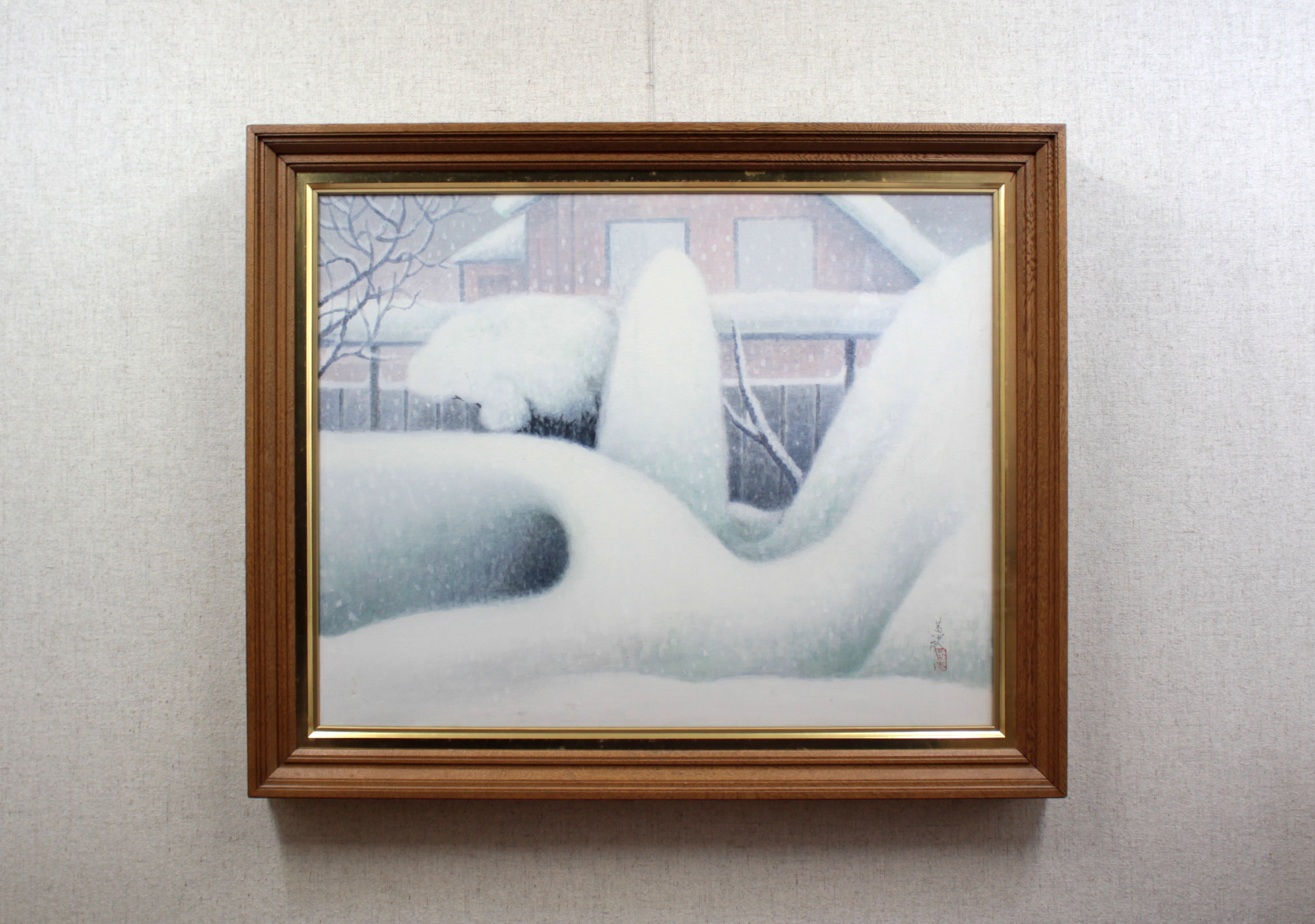 高木黄史 『雪』 日本画 - 北海道画廊