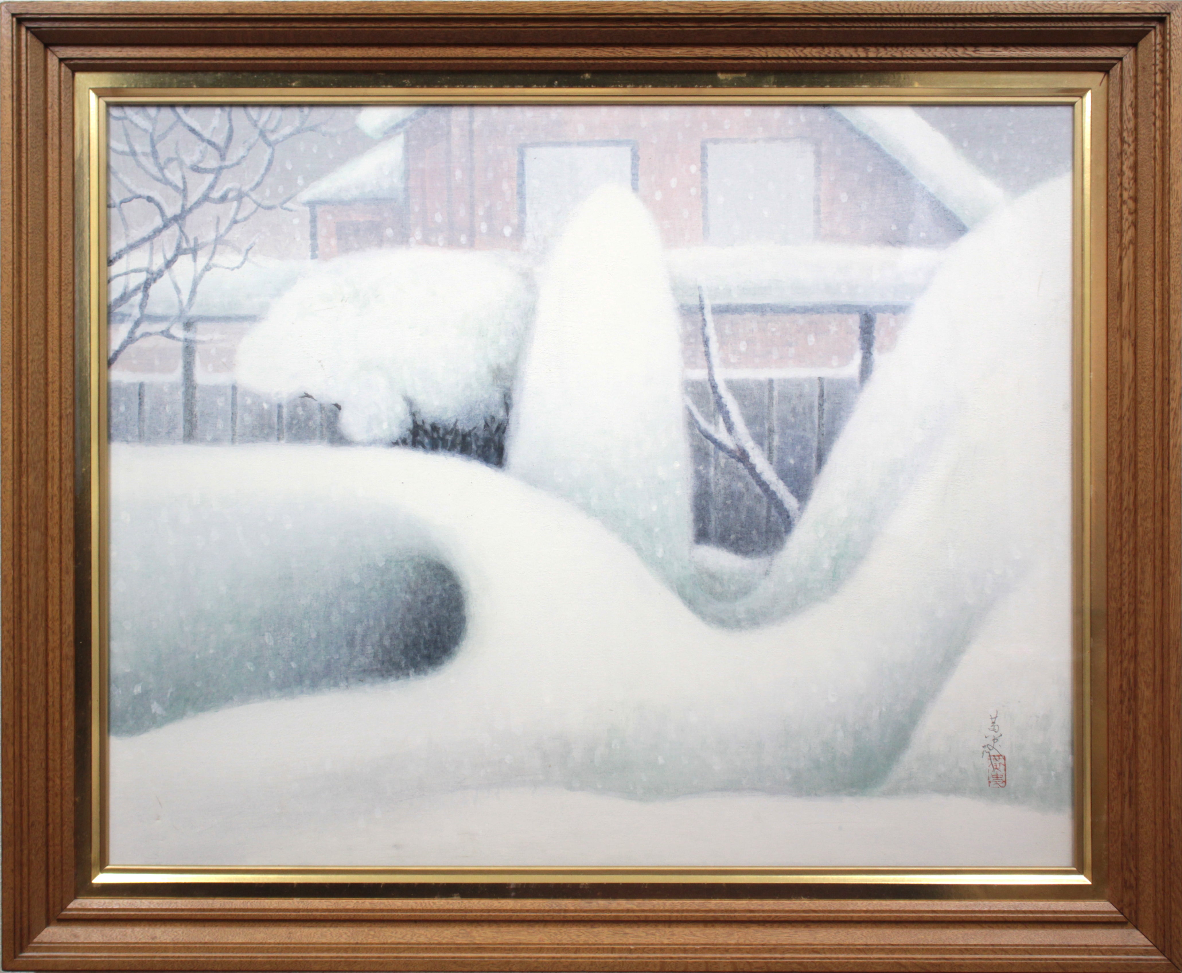 高木黄史 『雪』 日本画 - 北海道画廊