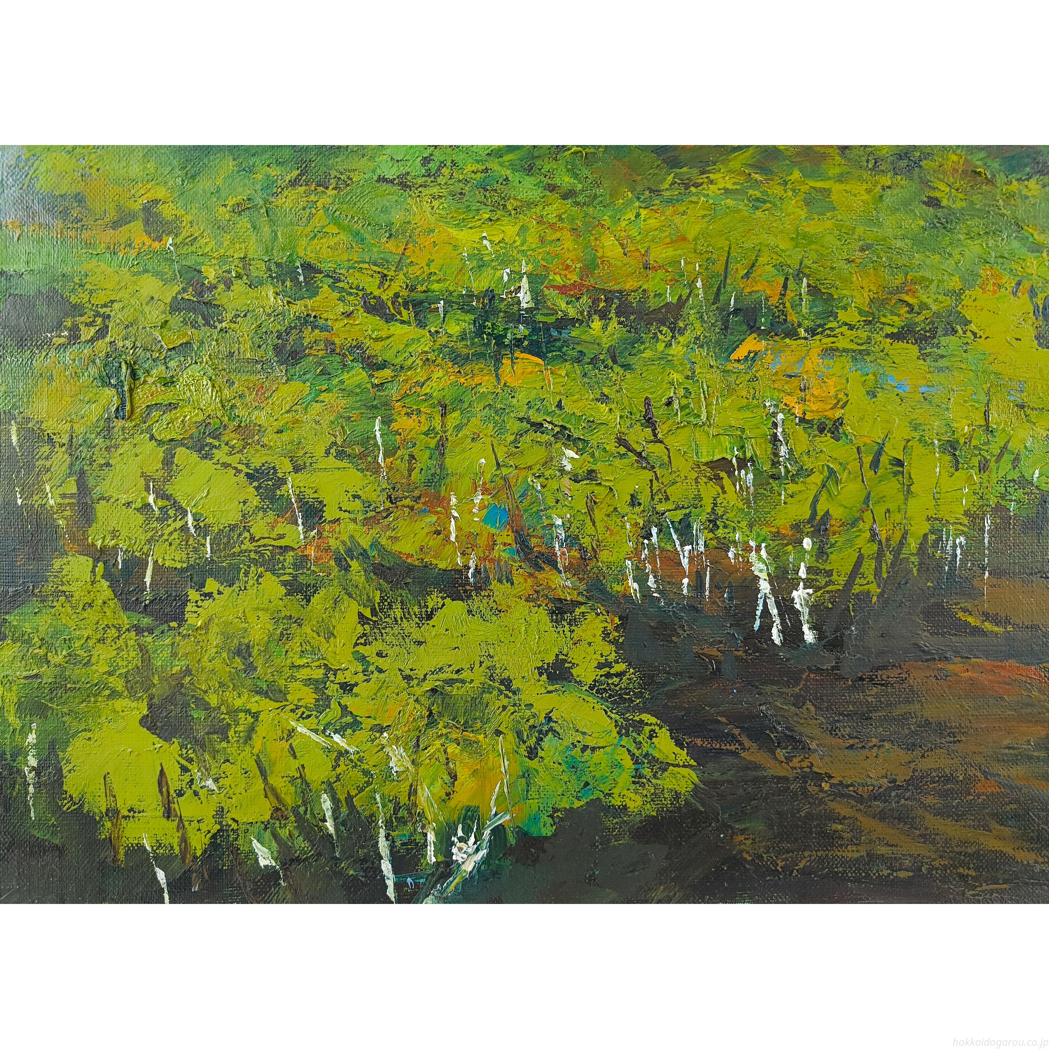 高橋益之 『大雪山』 油彩画 - 北海道画廊