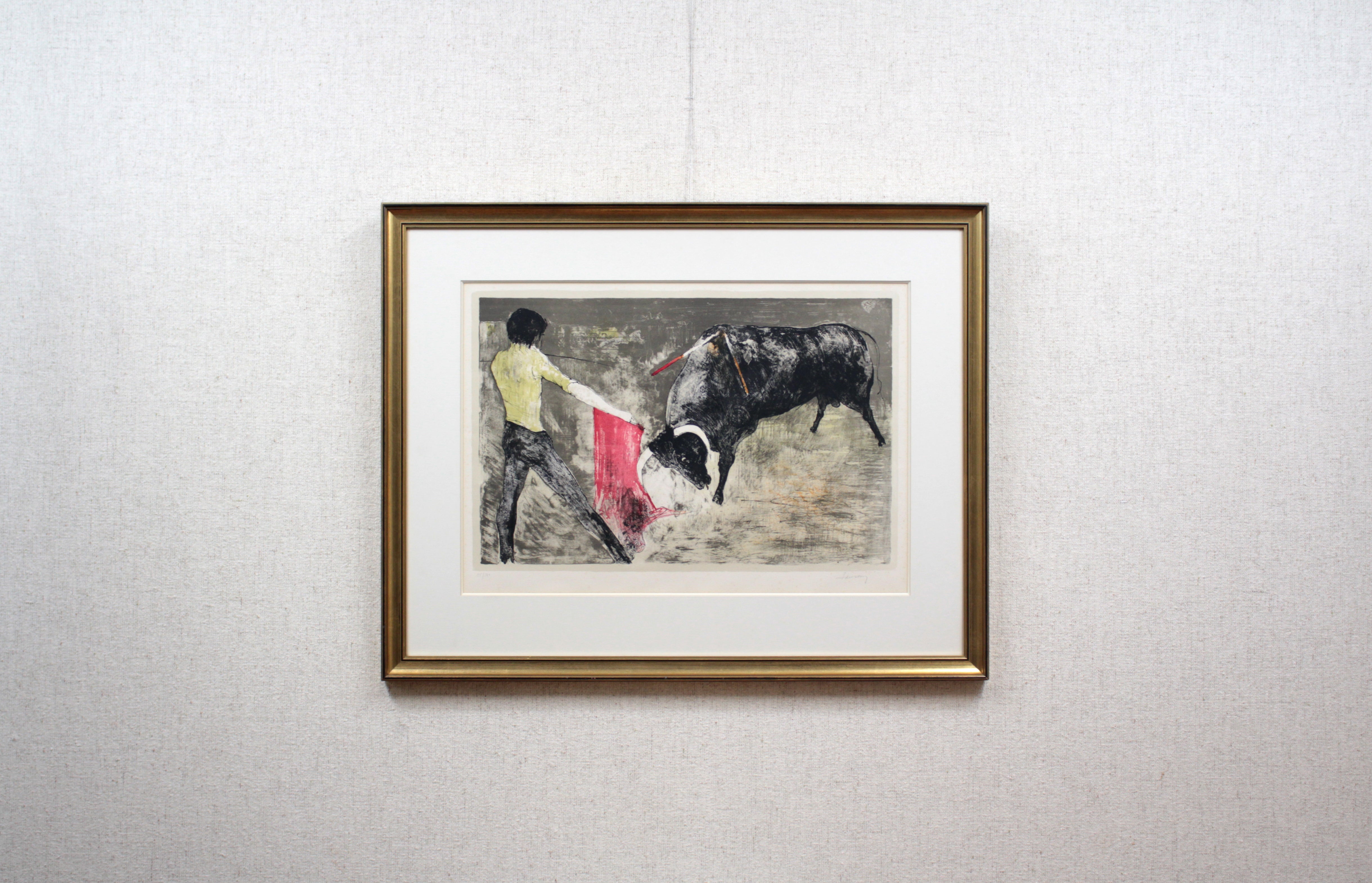 ジャン・ジャンセン 『闘牛』 リトグラフ - 北海道画廊
