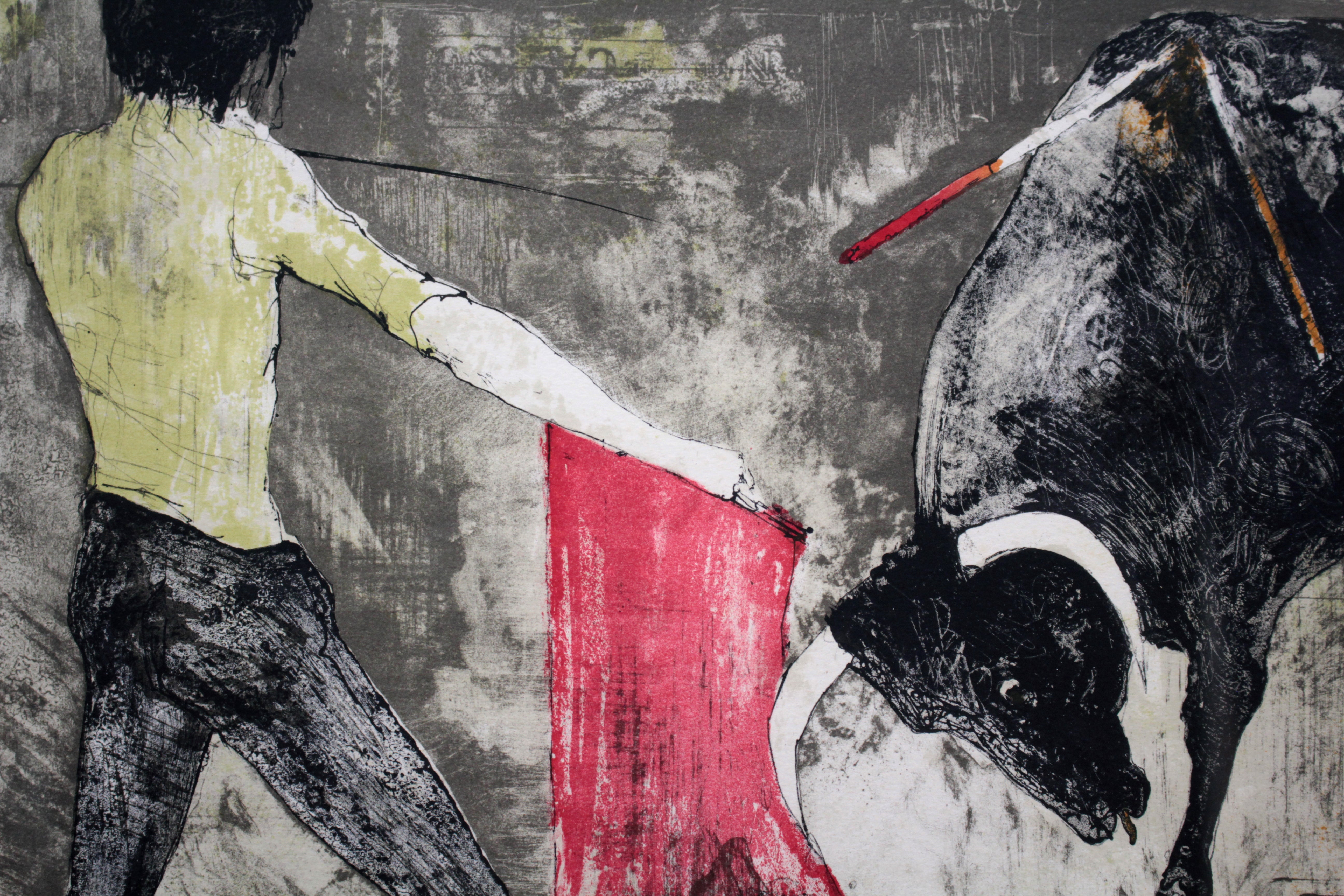 ジャン・ジャンセン 『闘牛』 リトグラフ - 北海道画廊