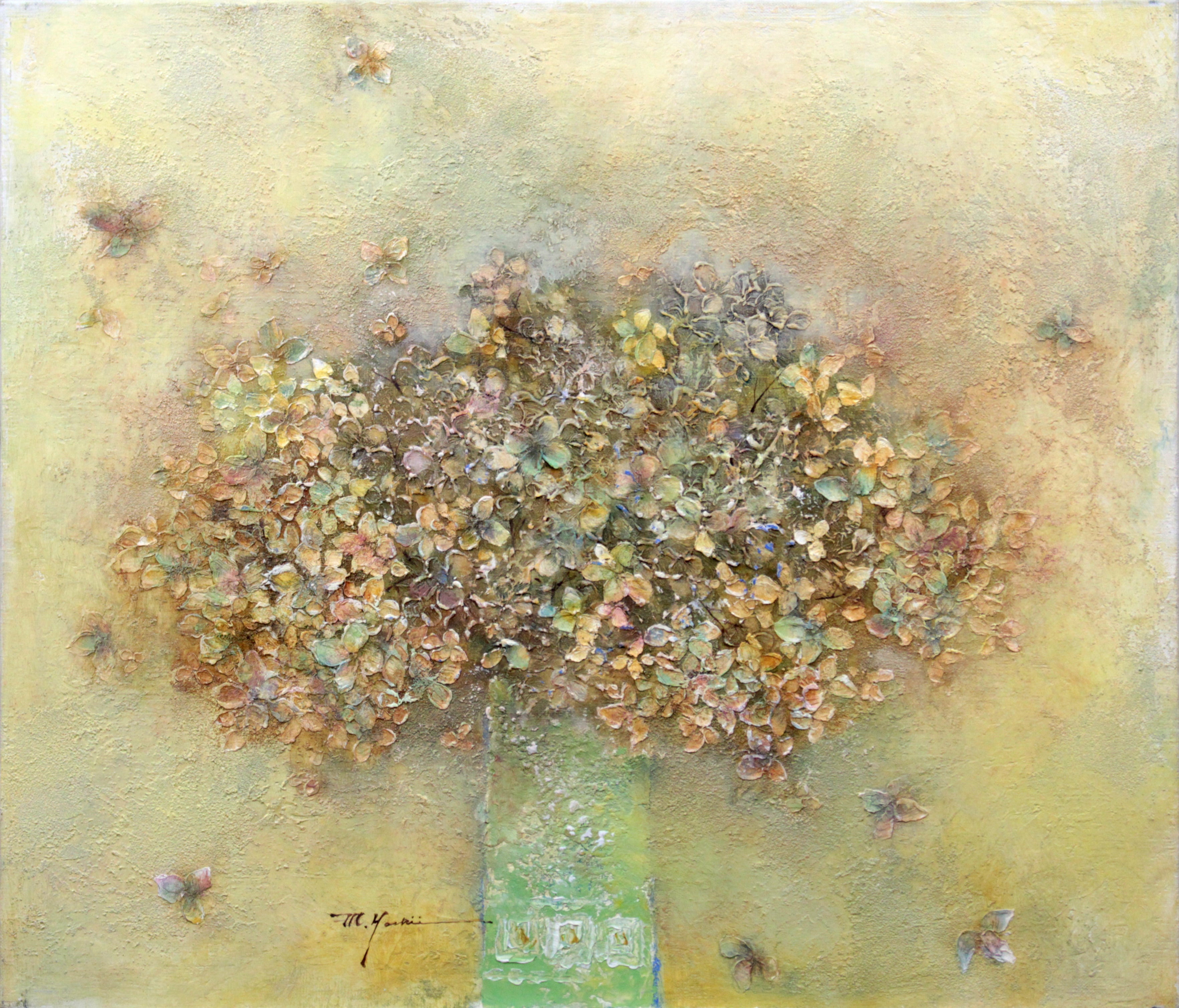 吉井光子 『花の音』 油彩画 - 北海道画廊