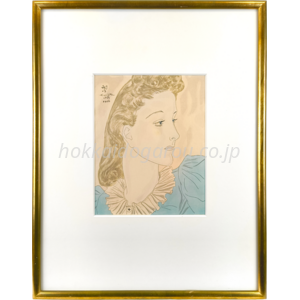 藤田嗣治 『パリの女』 木版画 - 北海道画廊