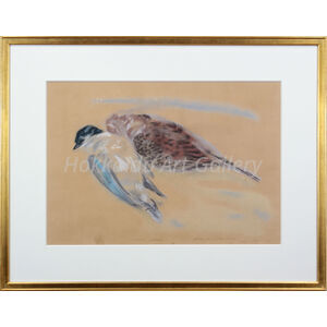 伊藤 廉『二羽の鳥』パステル画 絵画 二羽の鳥 | 伊藤 廉 – 北海道画廊