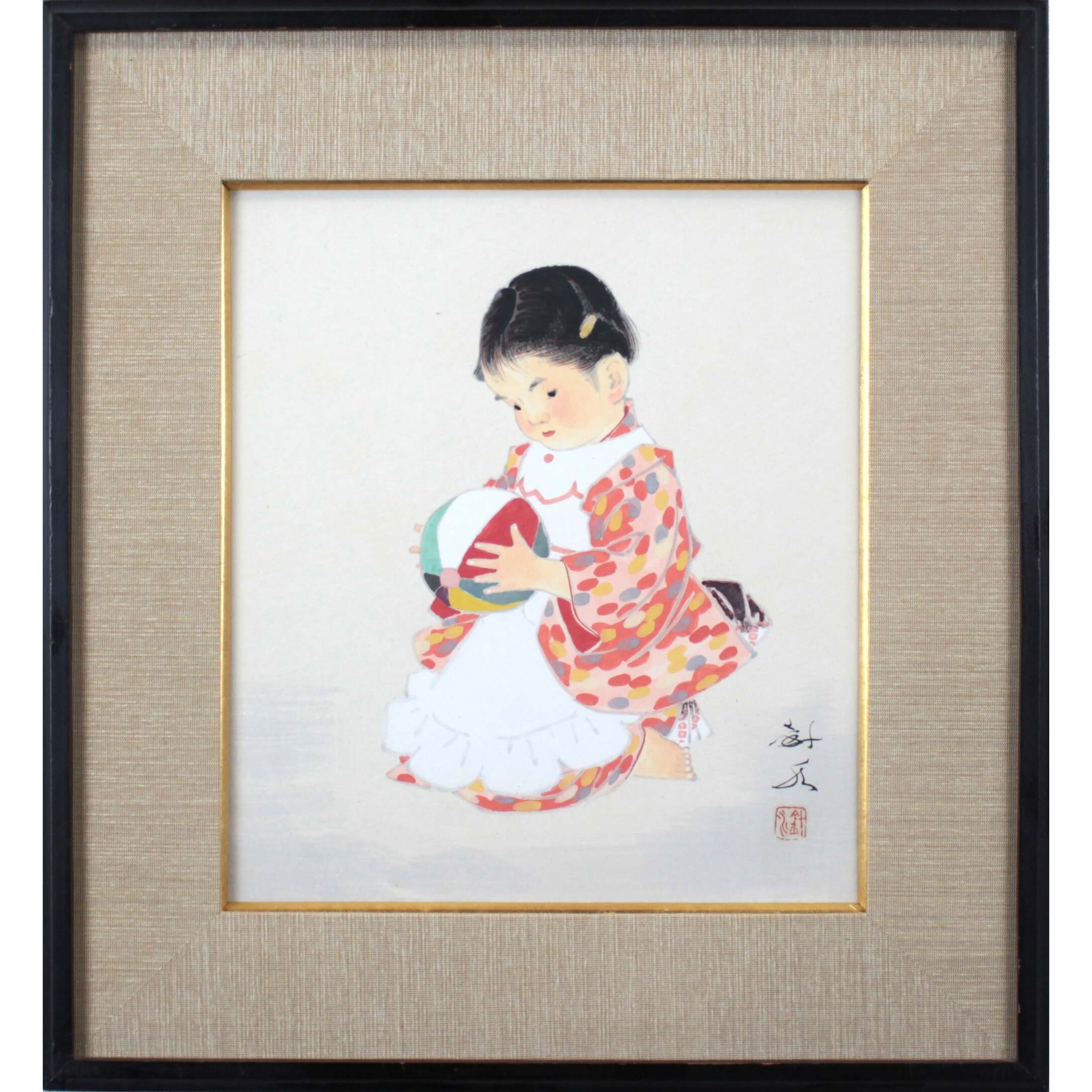 田中針水『紙風船』 – 北海道画廊