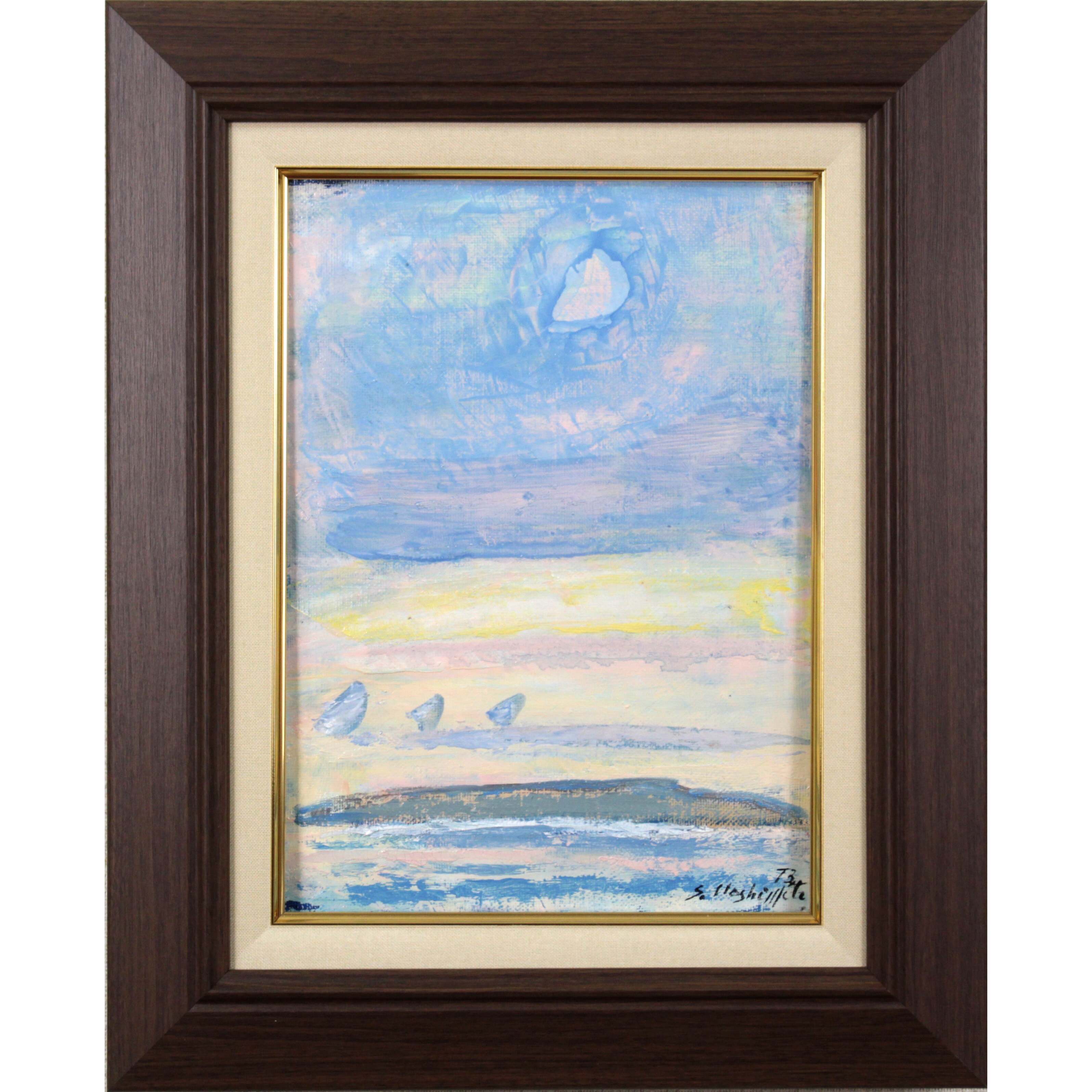 橋本三郎 『月』 油彩画 - 北海道画廊