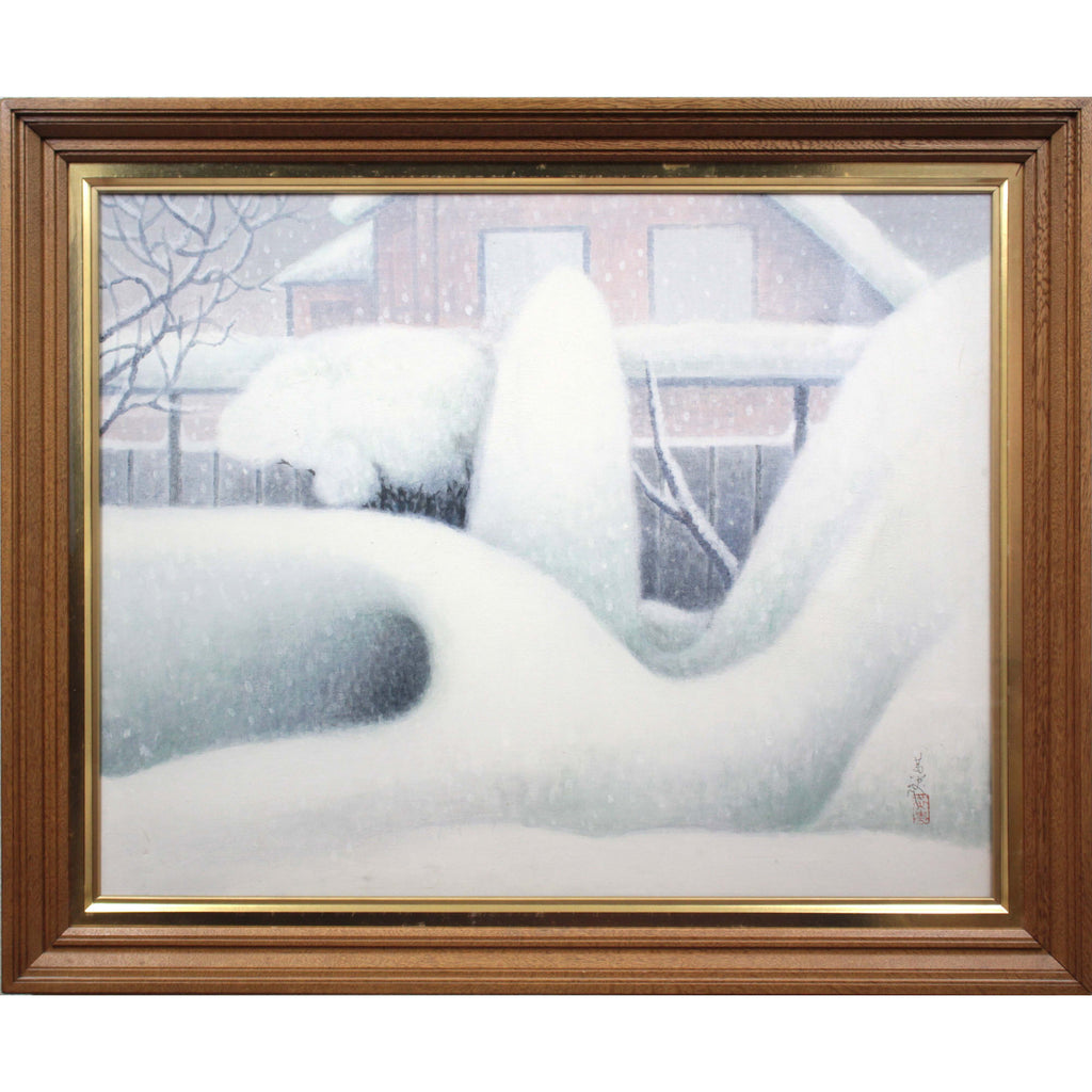高木黄史 『雪』 日本画 - 北海道画廊