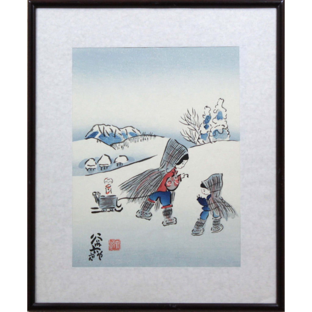 冬（四季版画より） | 谷内六郎 – 北海道画廊
