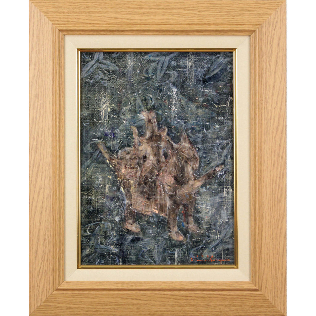 笹山俊弘 『騎馬像』 油彩画 - 北海道画廊