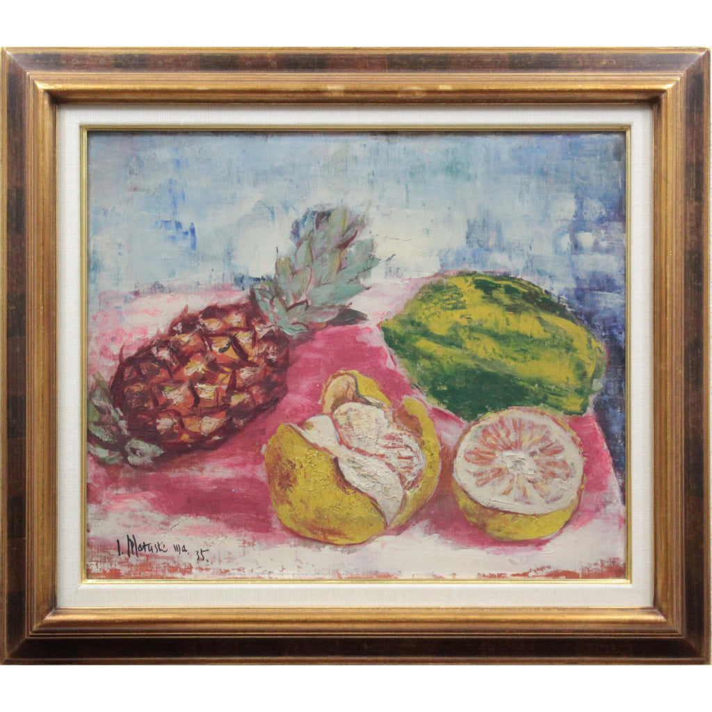 松島一郎 『静物』 油彩画 - 北海道画廊